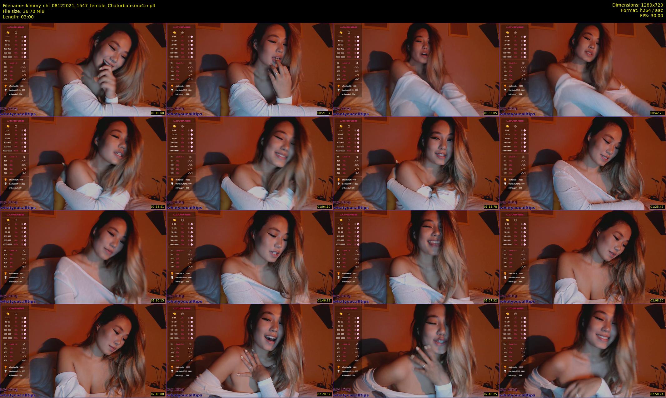 kimmy_chi — 3 minute Chaturbate female cam show recording, 720p, Dec 8, 2021