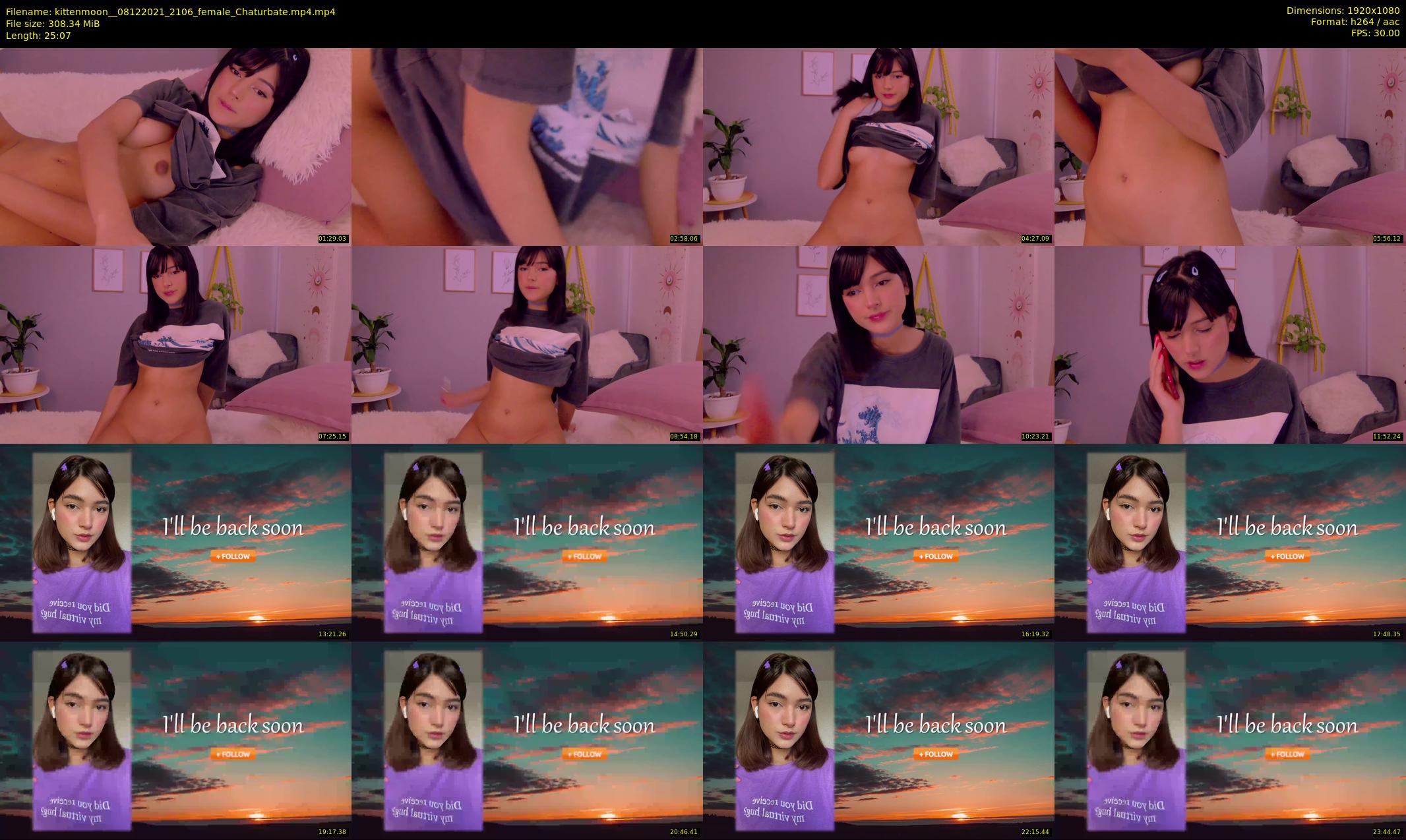 kittenmoon_ — 26 minute Chaturbate female cam show recording, 1080p, Dec 8, 2021