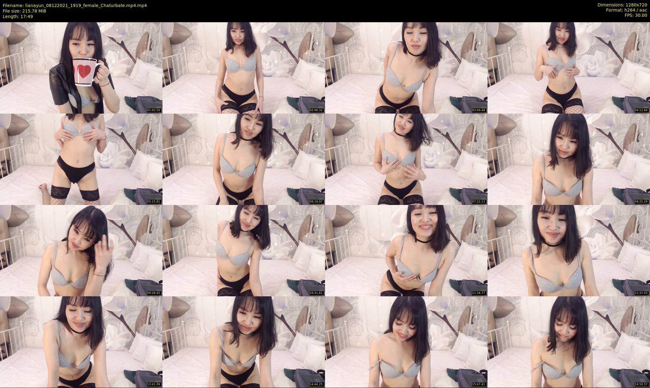 lianayun — 18 minute Chaturbate female cam show recording, 720p, Dec 8, 2021
