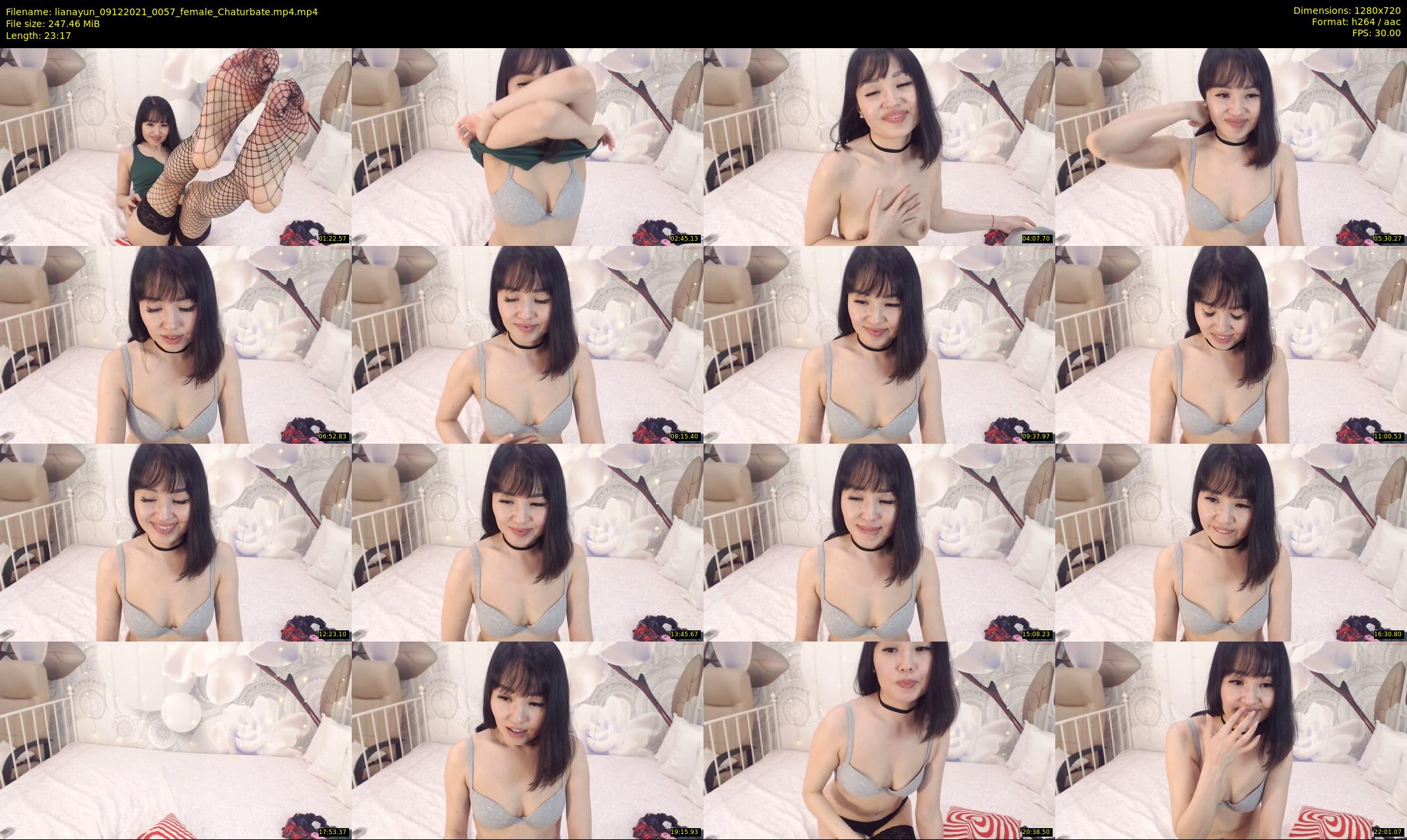 lianayun — 24 minute Chaturbate female cam show recording, 720p, Dec 9, 2021