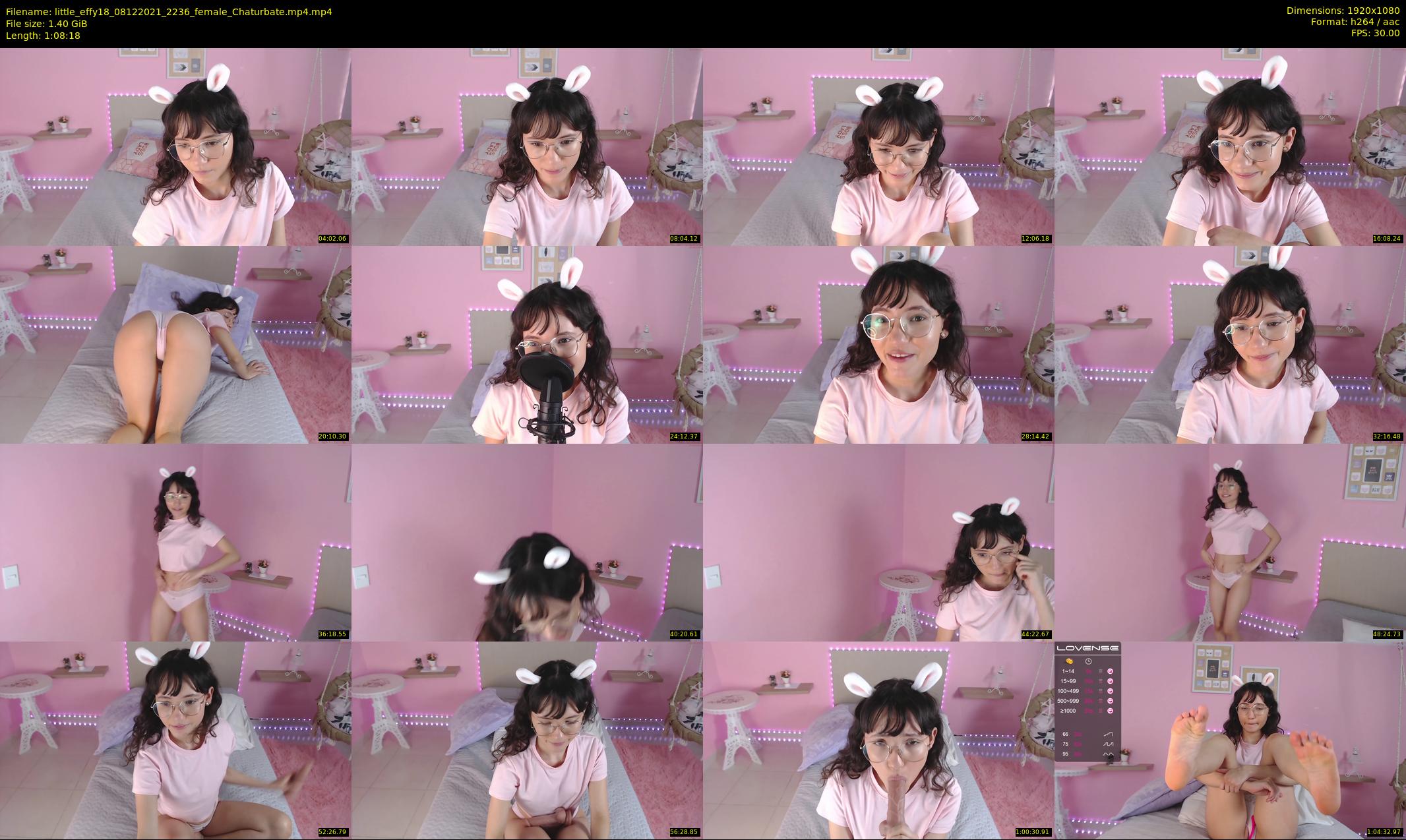 little_effy18 — 69 minute Chaturbate female cam show recording, 1080p, Dec 8, 2021