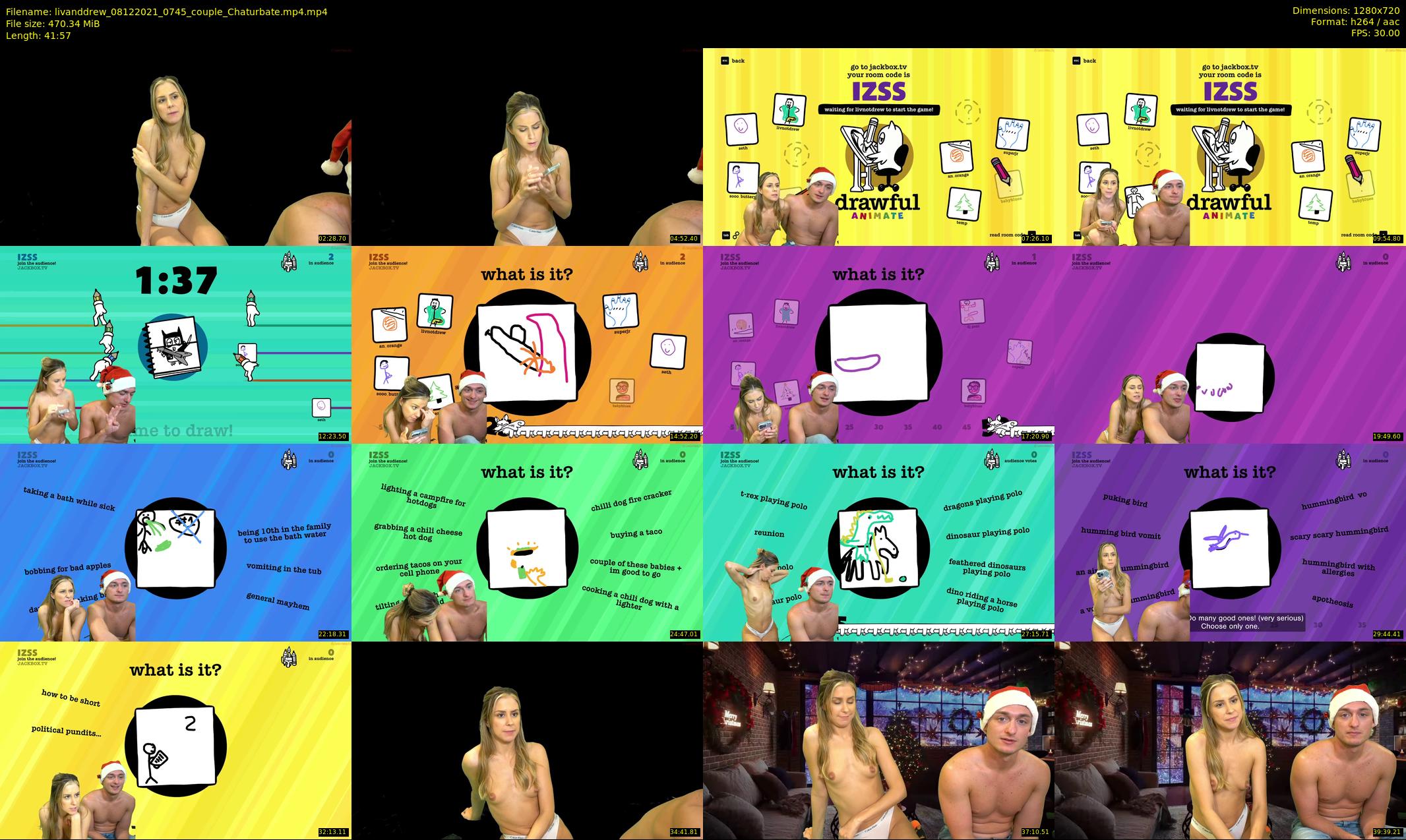 livanddrew — 42 minute Chaturbate couple cam show recording, 720p, Dec 8, 2021