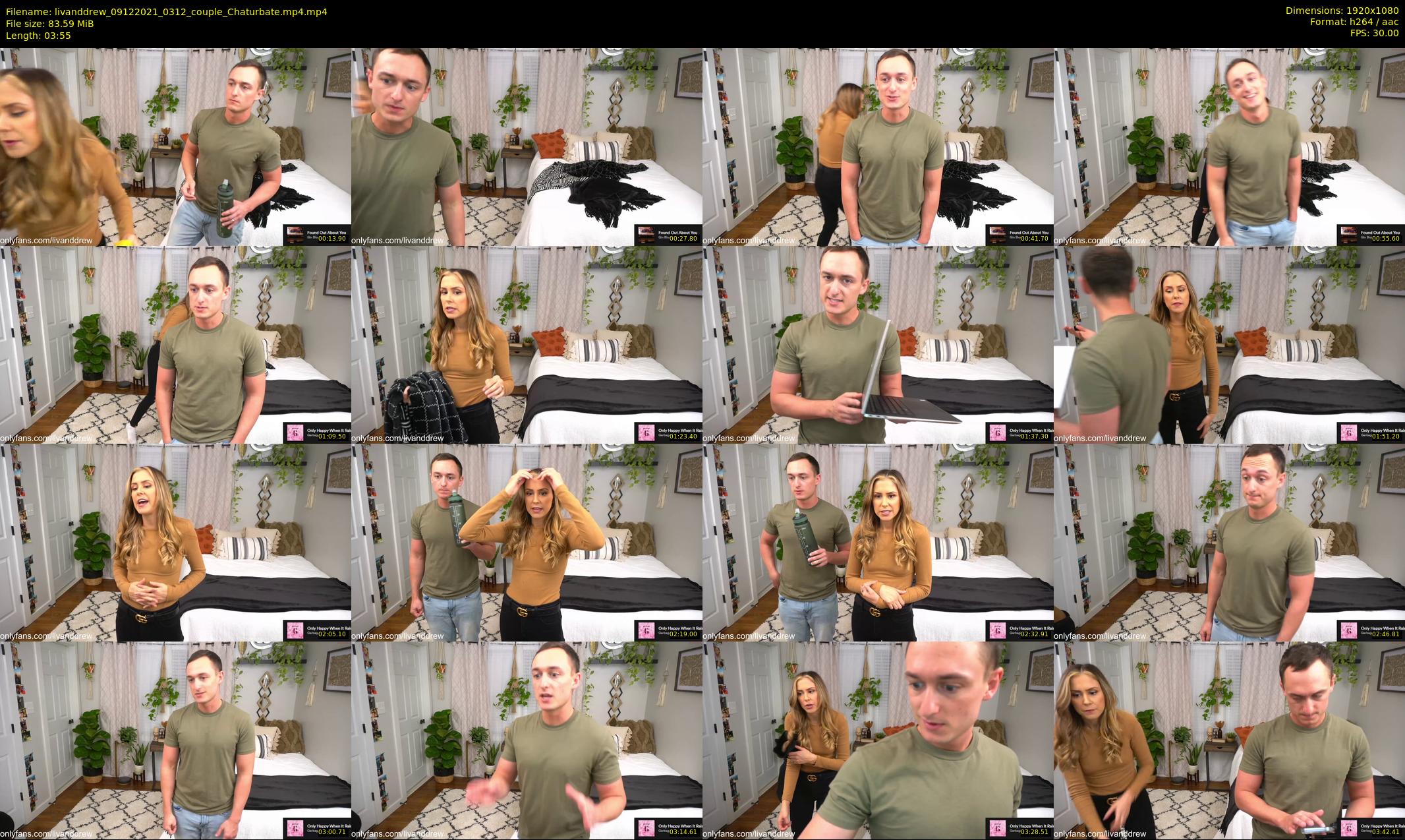 livanddrew — 4 minute Chaturbate couple cam show recording, 1080p, Dec 9, 2021