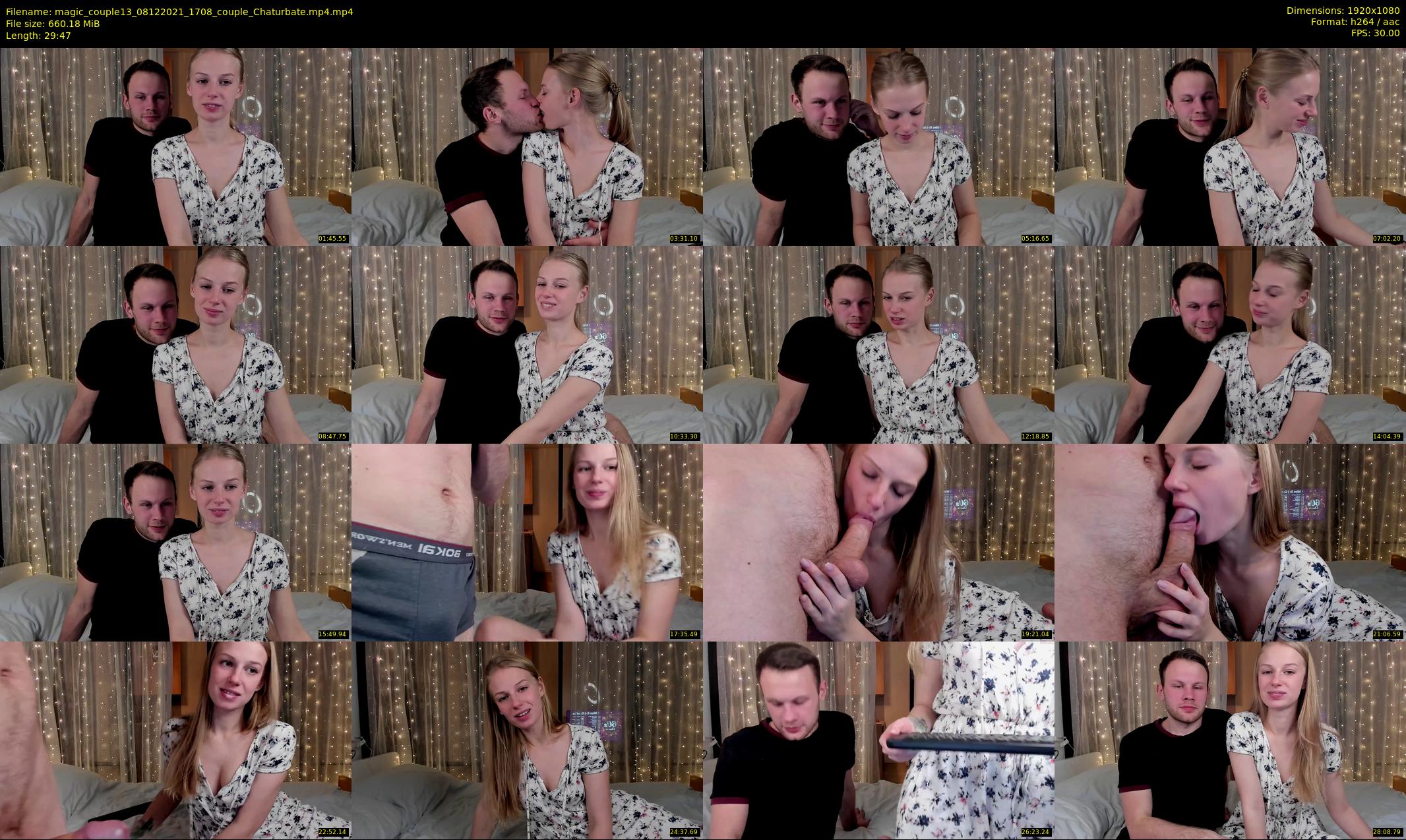 magic_couple13 — 30 minute Chaturbate couple cam show recording, 1080p, Dec 8, 2021