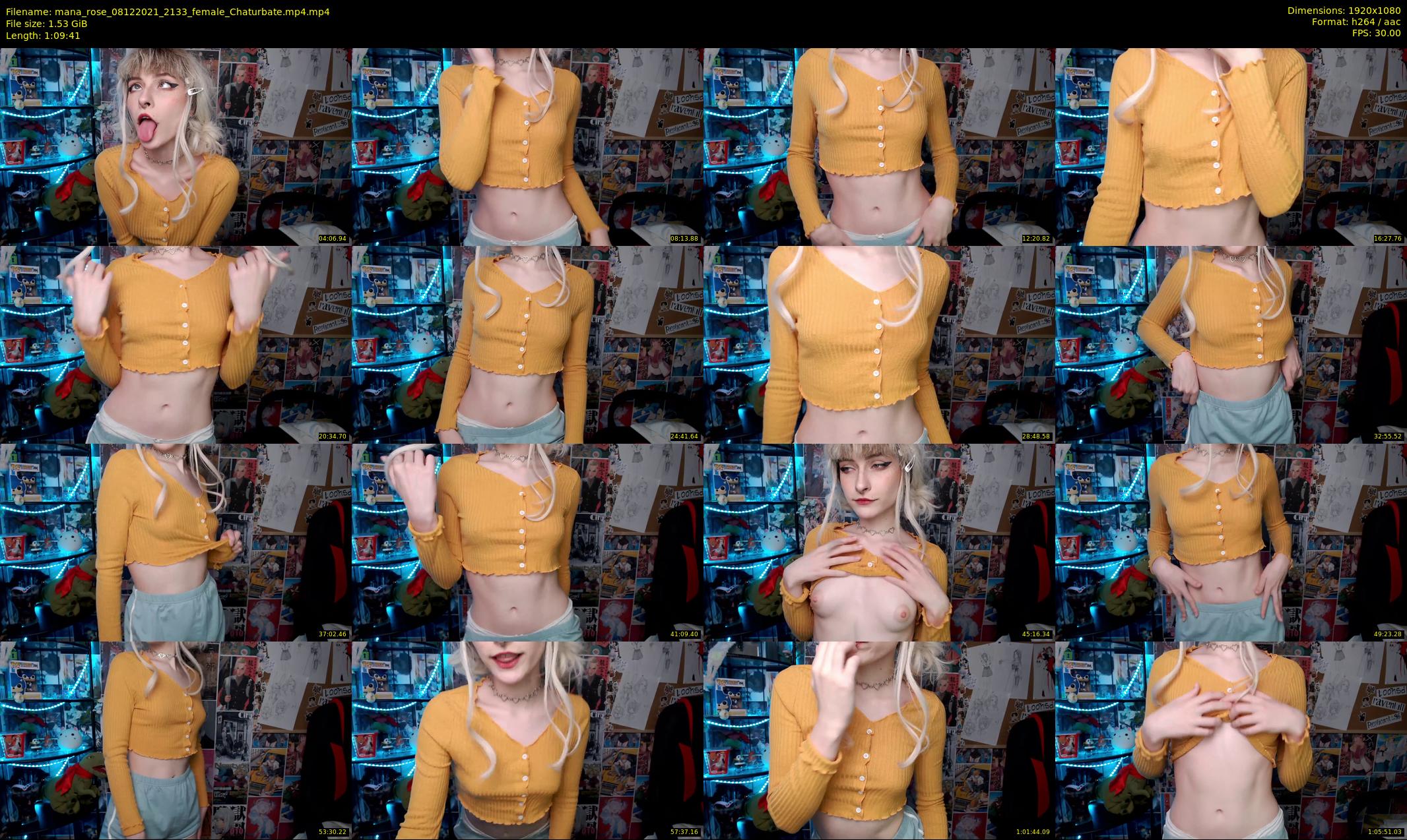 mana_rose — 70 minute Chaturbate female cam show recording, 1080p, Dec 8, 2021