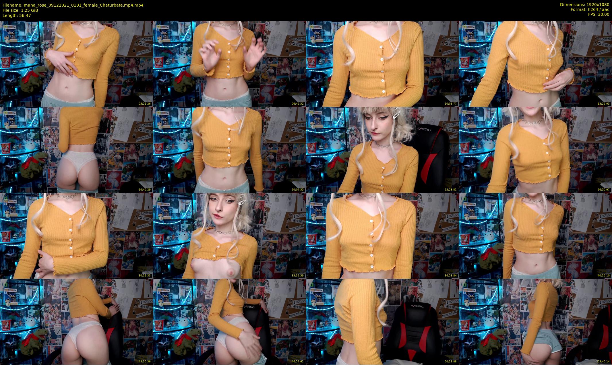 mana_rose — 57 minute Chaturbate female cam show recording, 1080p, Dec 9, 2021