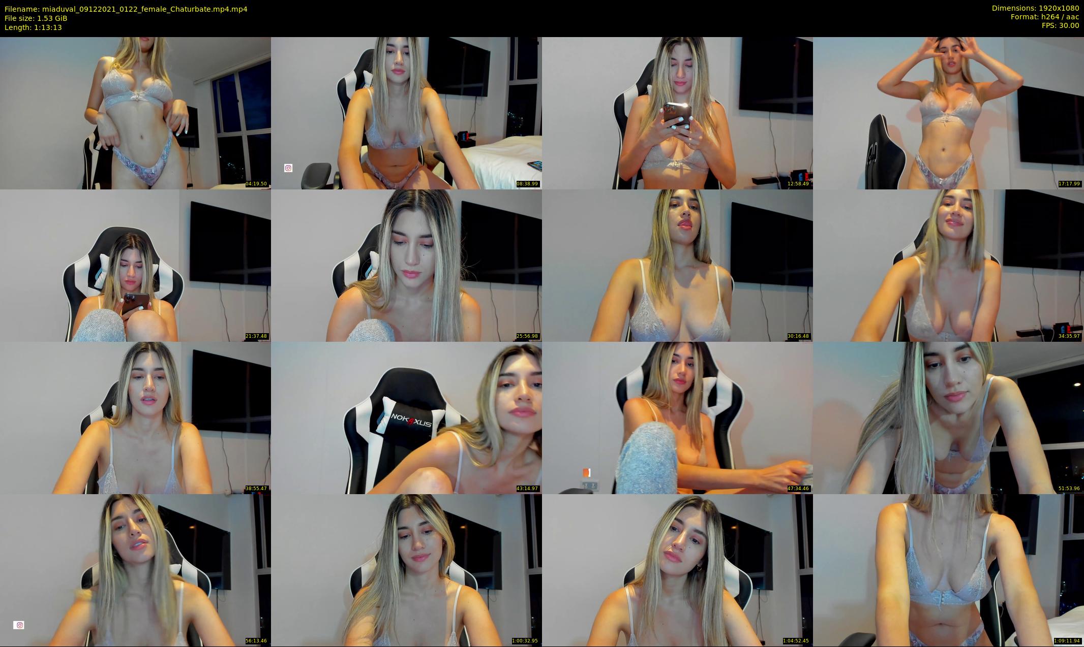 miaduval — 74 minute Chaturbate female cam show recording, 1080p, Dec 9, 2021
