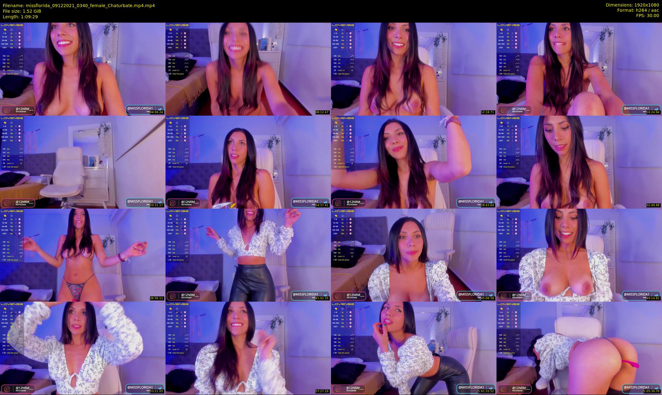 missflorida — 70 minute Chaturbate female cam show recording, 1080p, Dec 9, 2021