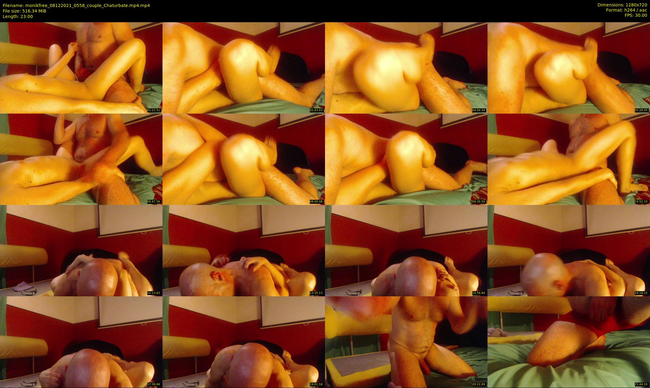 monikfree — 23 minute Chaturbate couple cam show recording, 720p, Dec 8, 2021