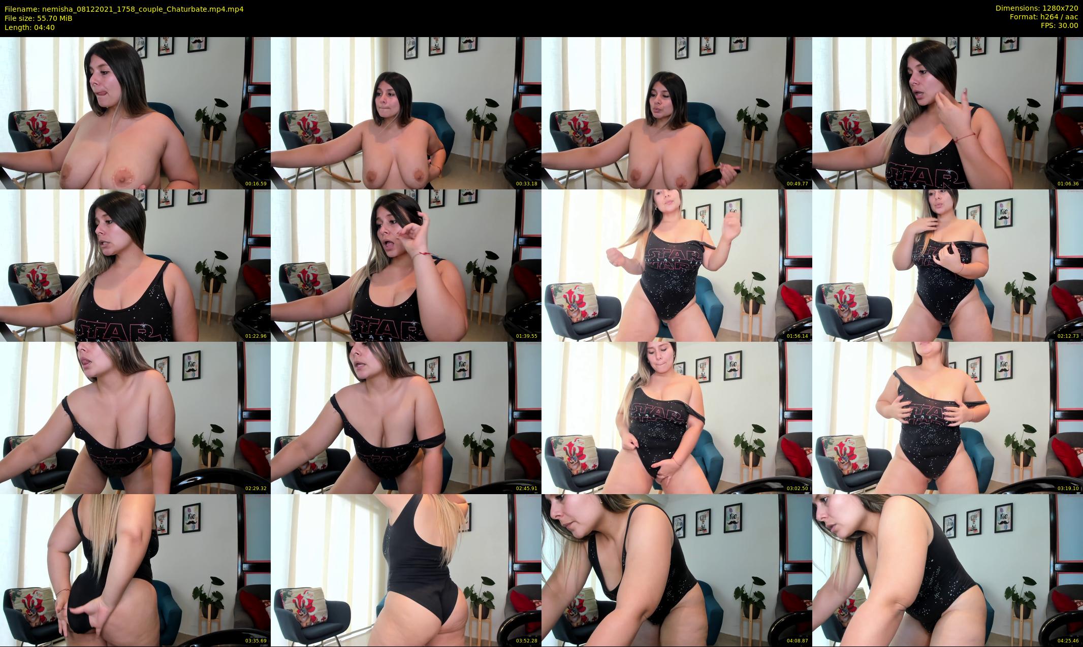 nemisha — 5 minute Chaturbate female cam show recording, 720p, Dec 8, 2021