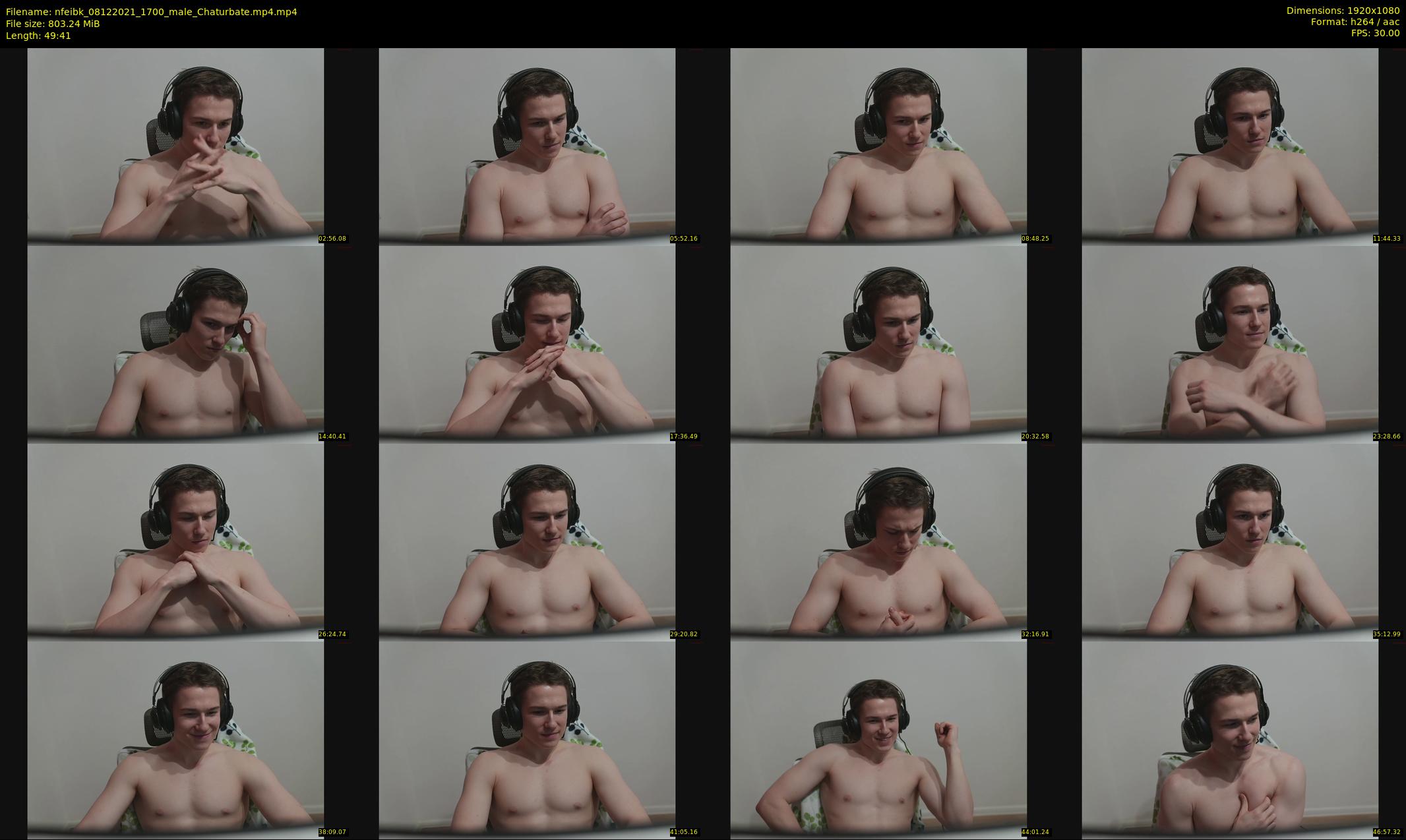 nfeibk — 50 minute Chaturbate male cam show recording, 1080p, Dec 8, 2021
