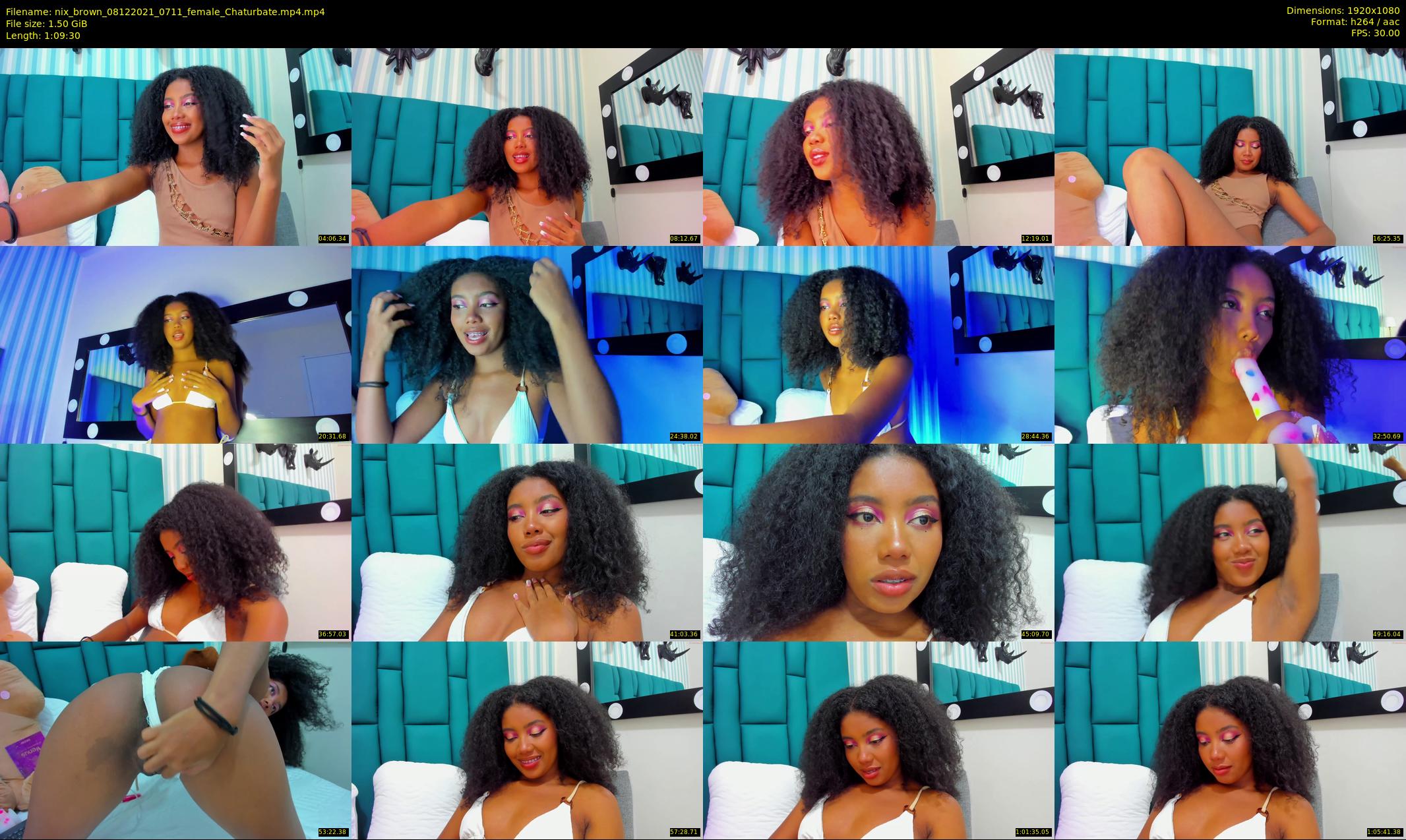 nix_brown — 70 minute Chaturbate female cam show recording, 1080p, Dec 8, 2021
