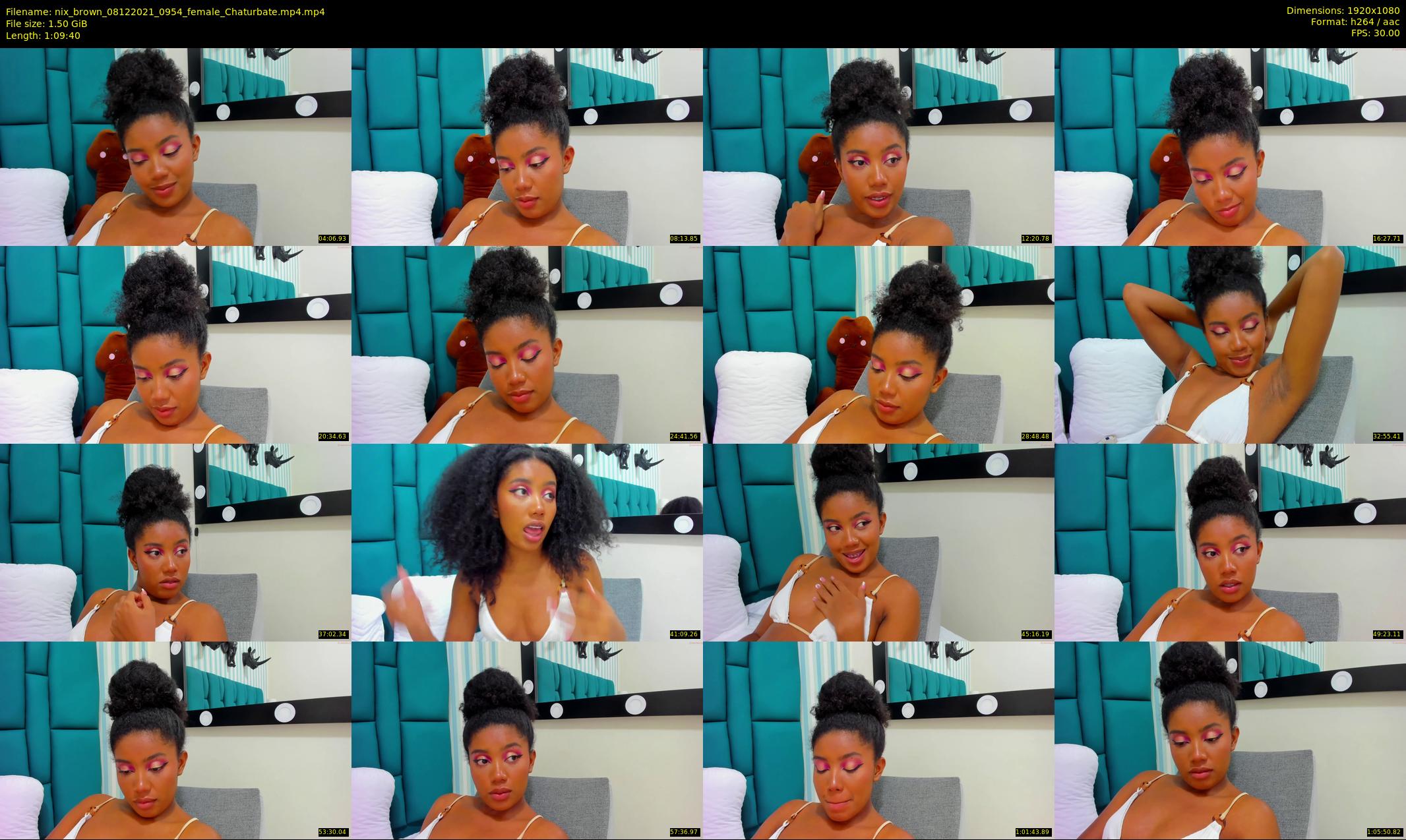nix_brown — 70 minute Chaturbate female cam show recording, 1080p, Dec 8, 2021