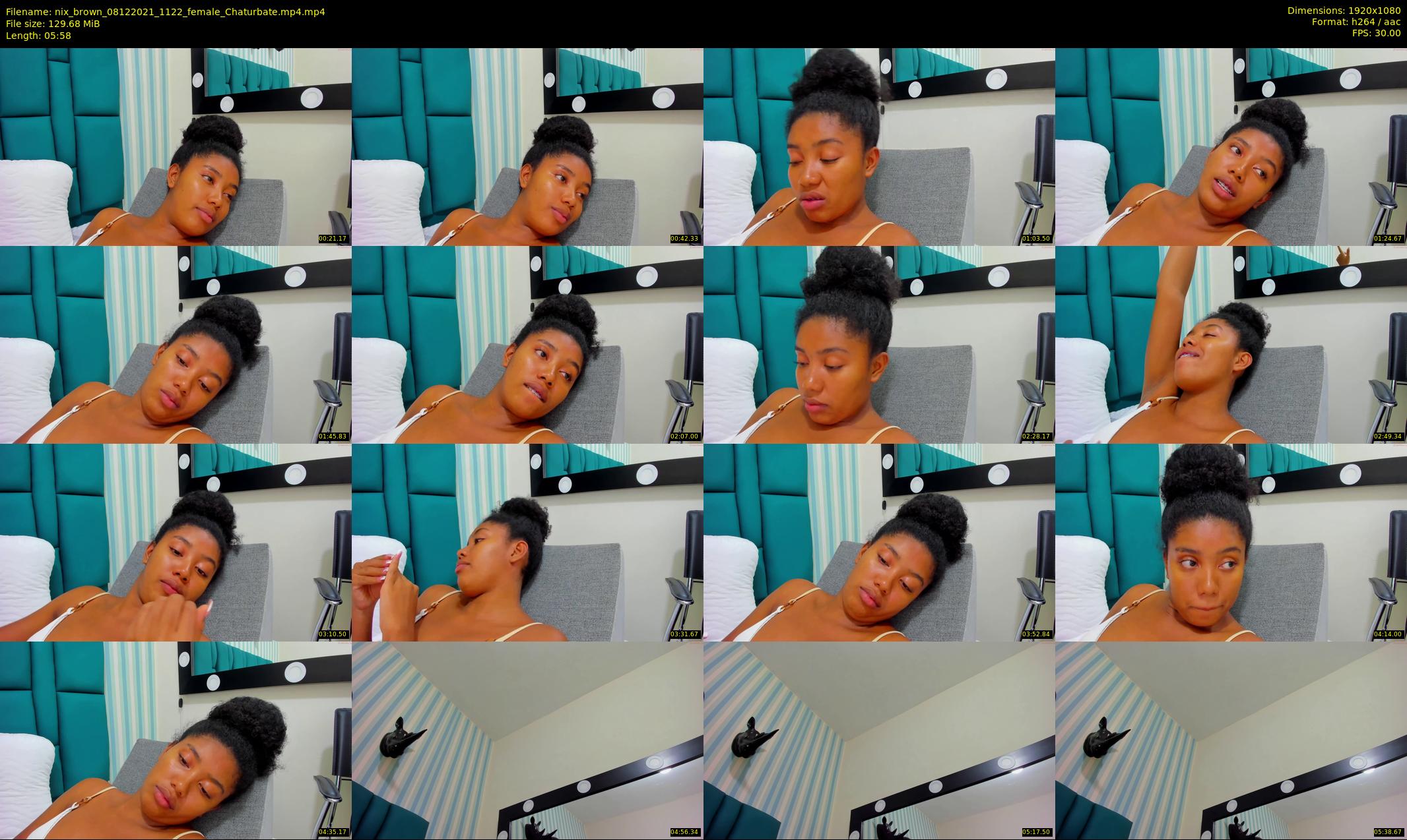 nix_brown — 6 minute Chaturbate female cam show recording, 1080p, Dec 8, 2021