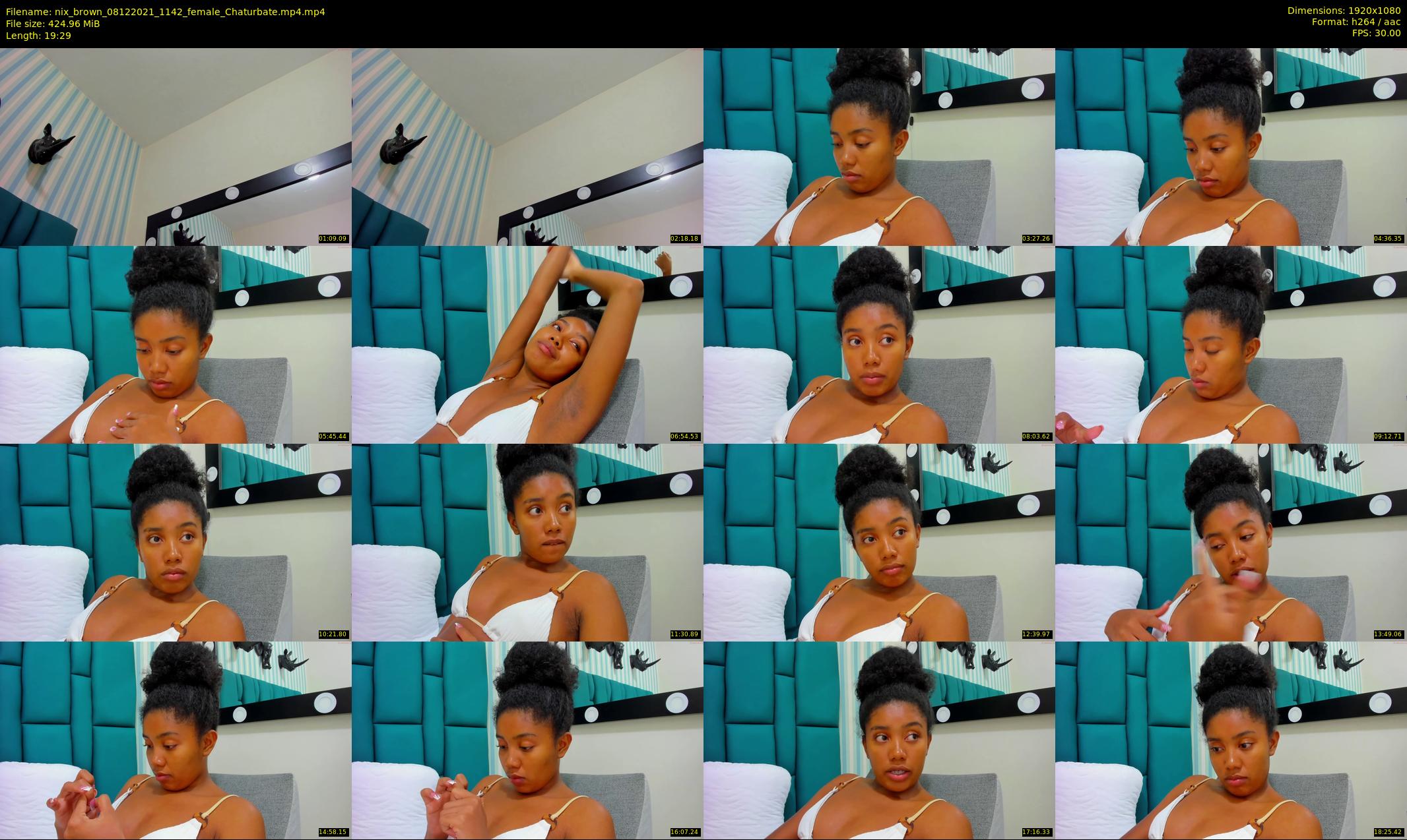 nix_brown — 20 minute Chaturbate female cam show recording, 1080p, Dec 8, 2021