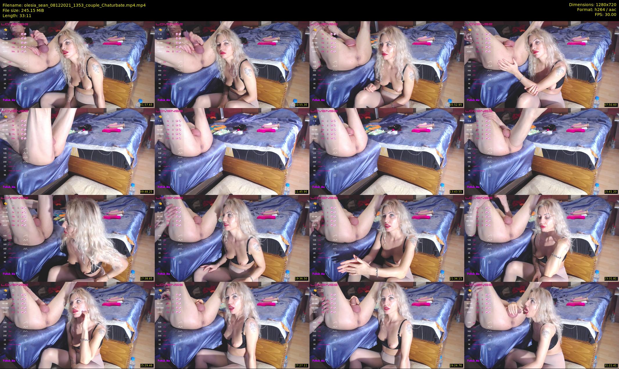 olesia_sean — 34 minute Chaturbate couple cam show recording, 720p, Dec 8, 2021