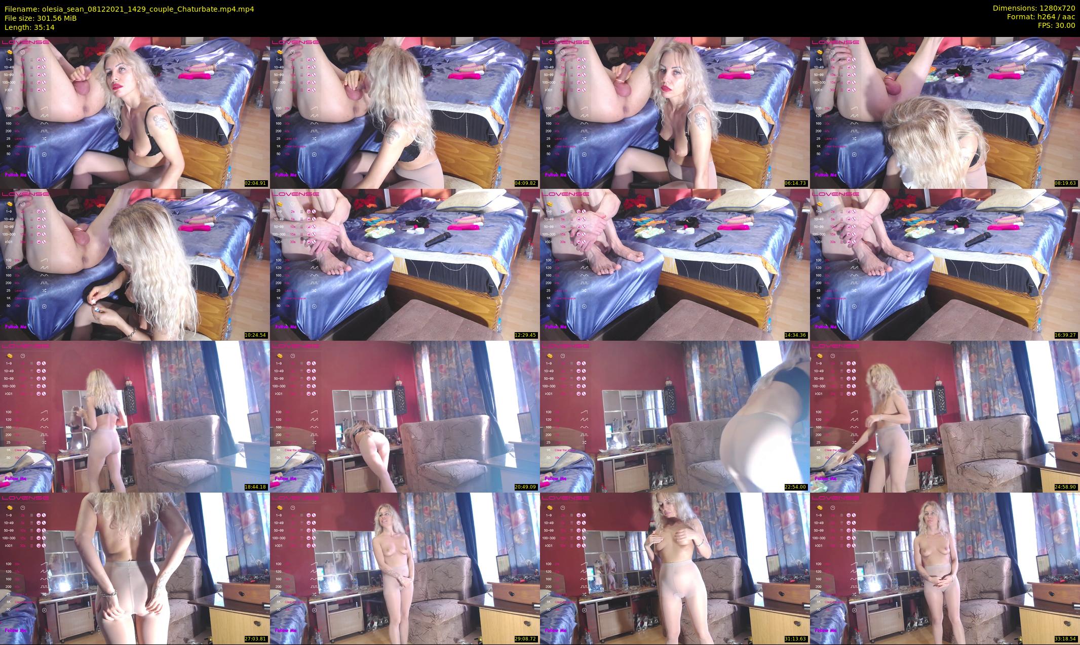 olesia_sean — 36 minute Chaturbate couple cam show recording, 720p, Dec 8, 2021