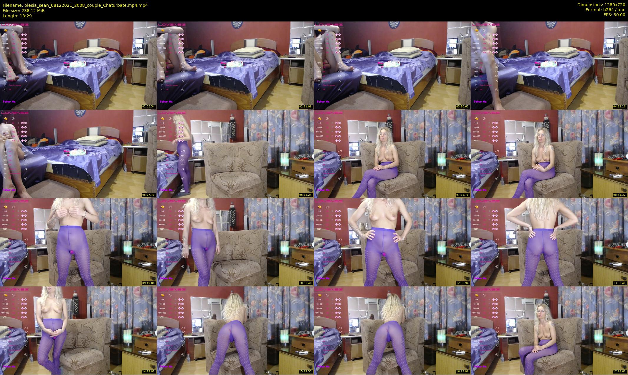 olesia_sean — 19 minute Chaturbate couple cam show recording, 720p, Dec 8, 2021