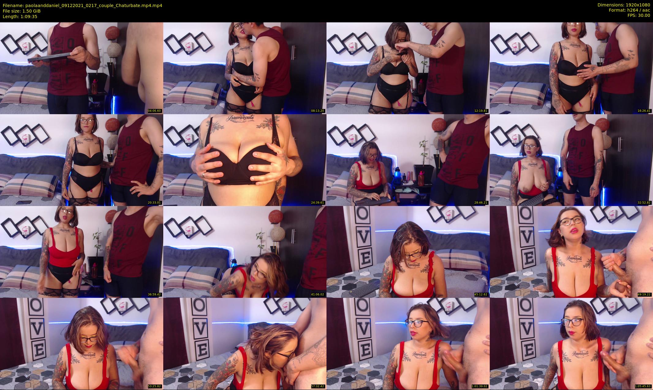 paolaanddaniel — 70 minute Chaturbate couple cam show recording, 1080p, Dec 9, 2021