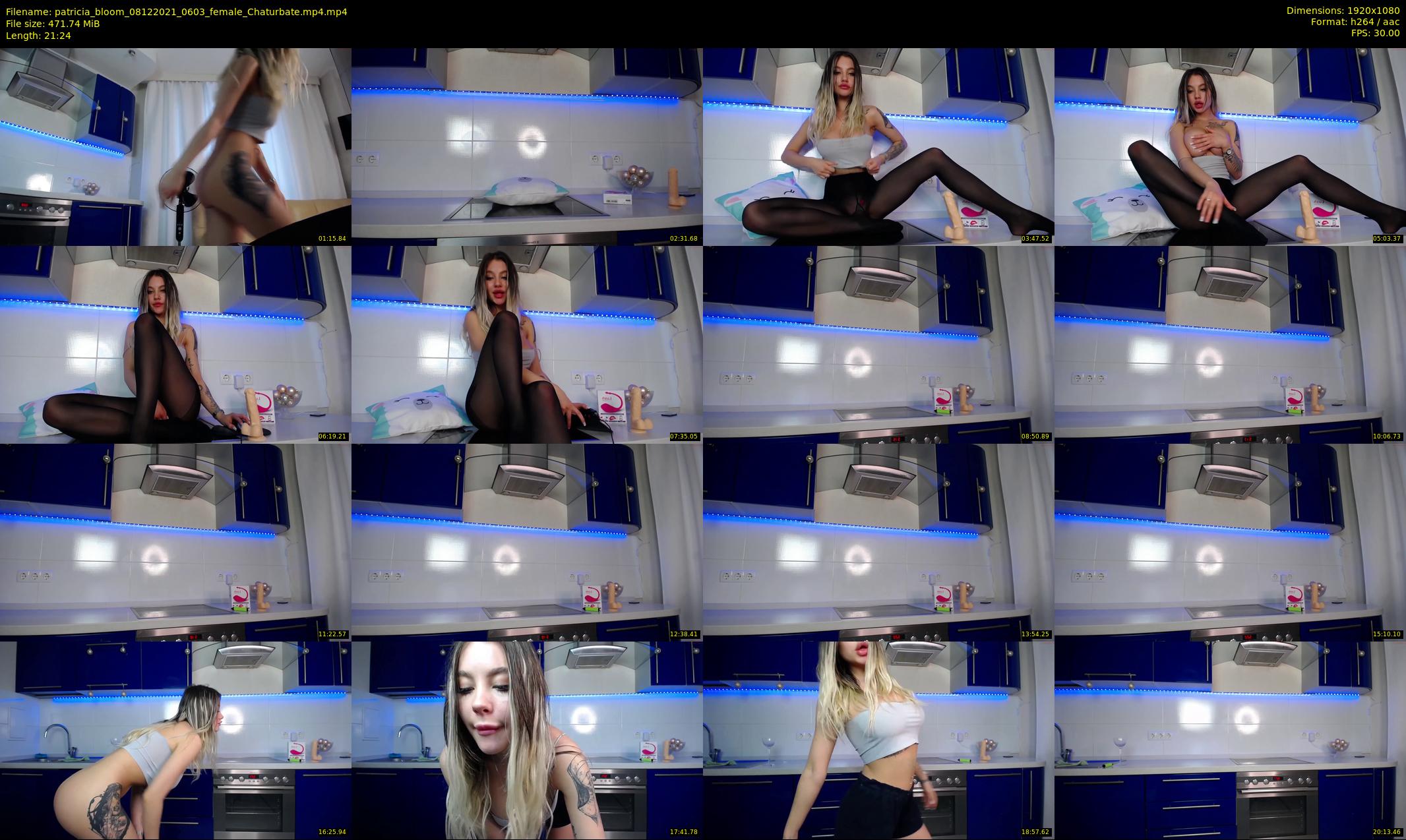 patricia_bloom — 22 minute Chaturbate female cam show recording, 1080p, Dec 8, 2021