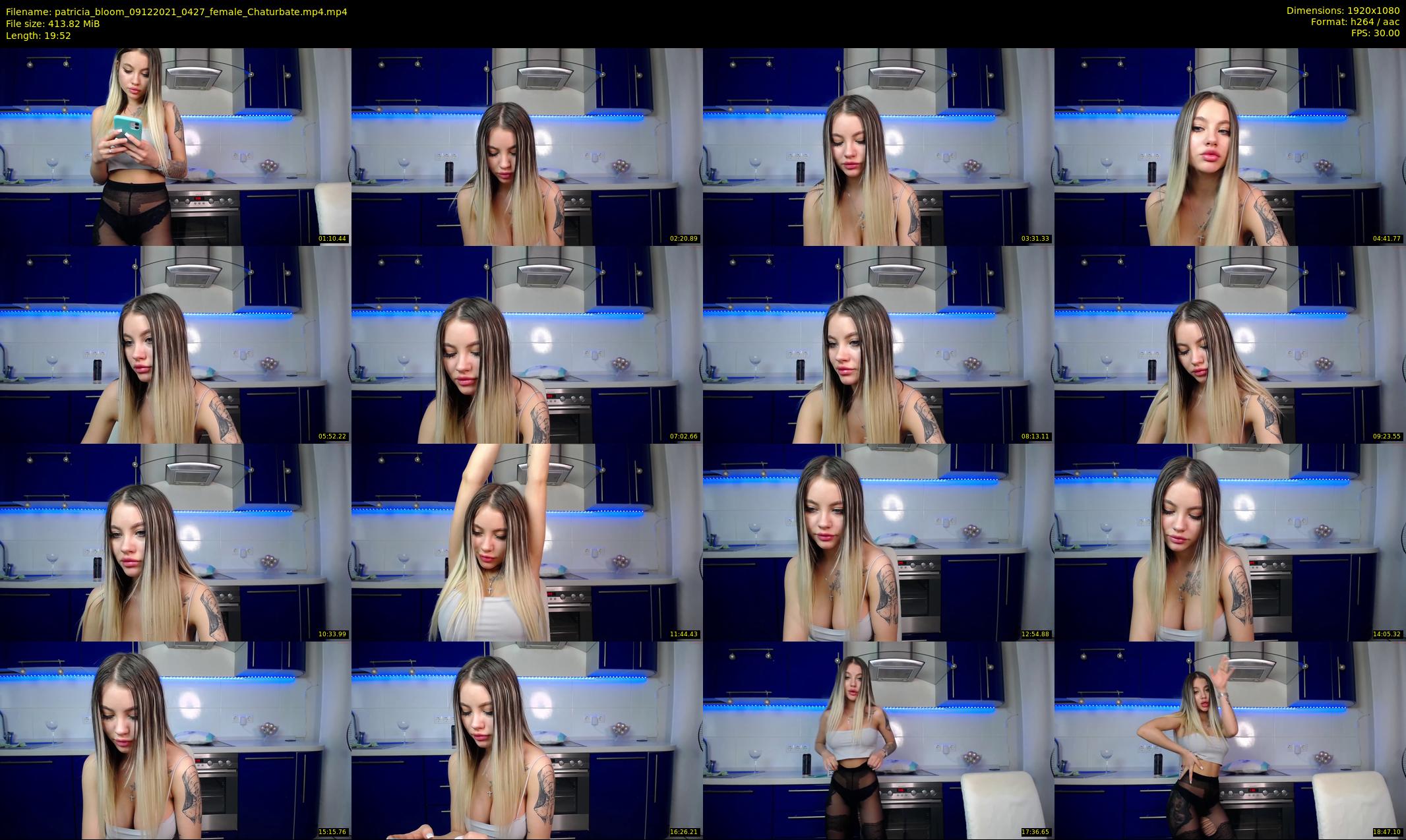 patricia_bloom — 20 minute Chaturbate female cam show recording, 1080p, Dec 9, 2021
