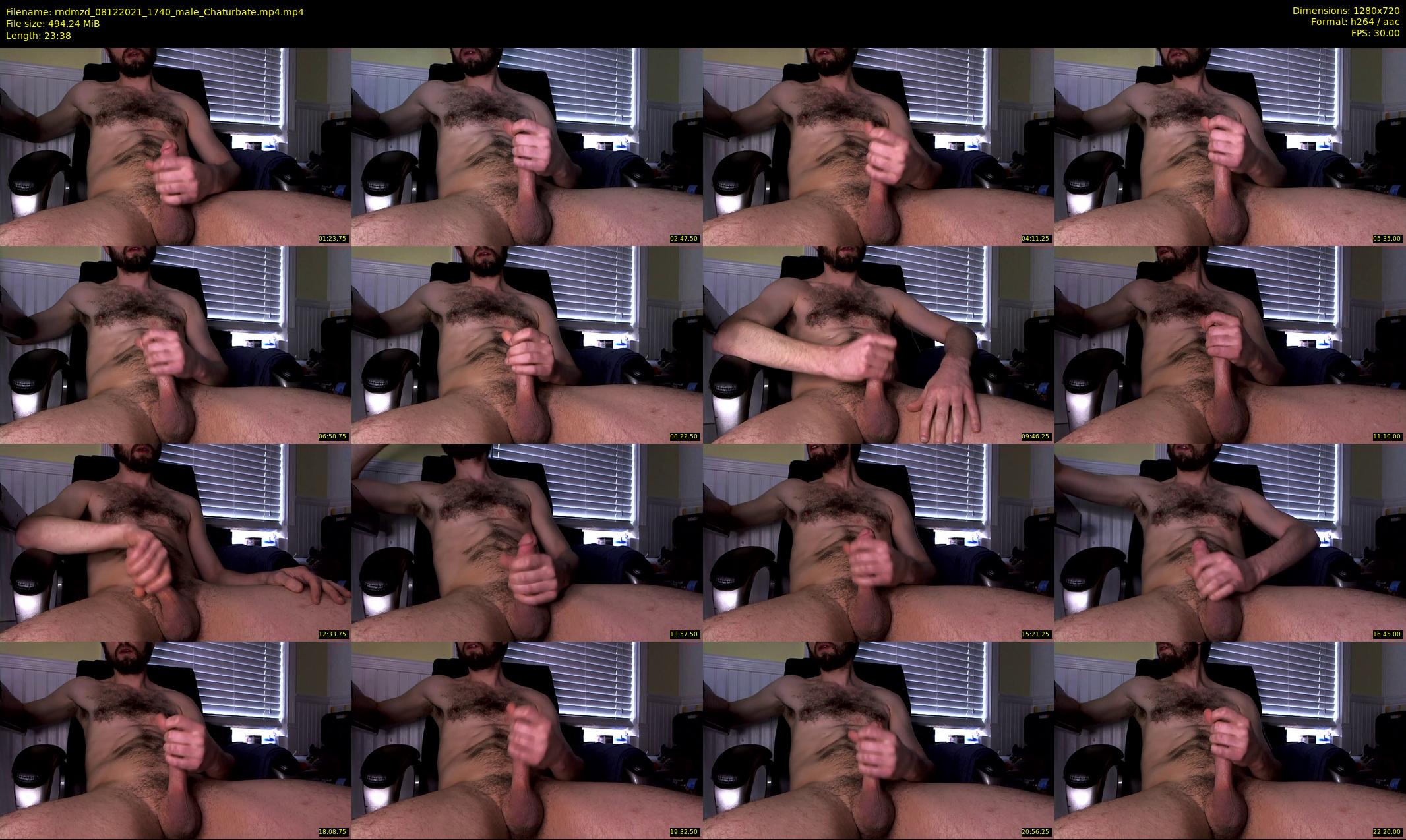 rndmzd — 24 minute Chaturbate male cam show recording, 720p, Dec 8, 2021