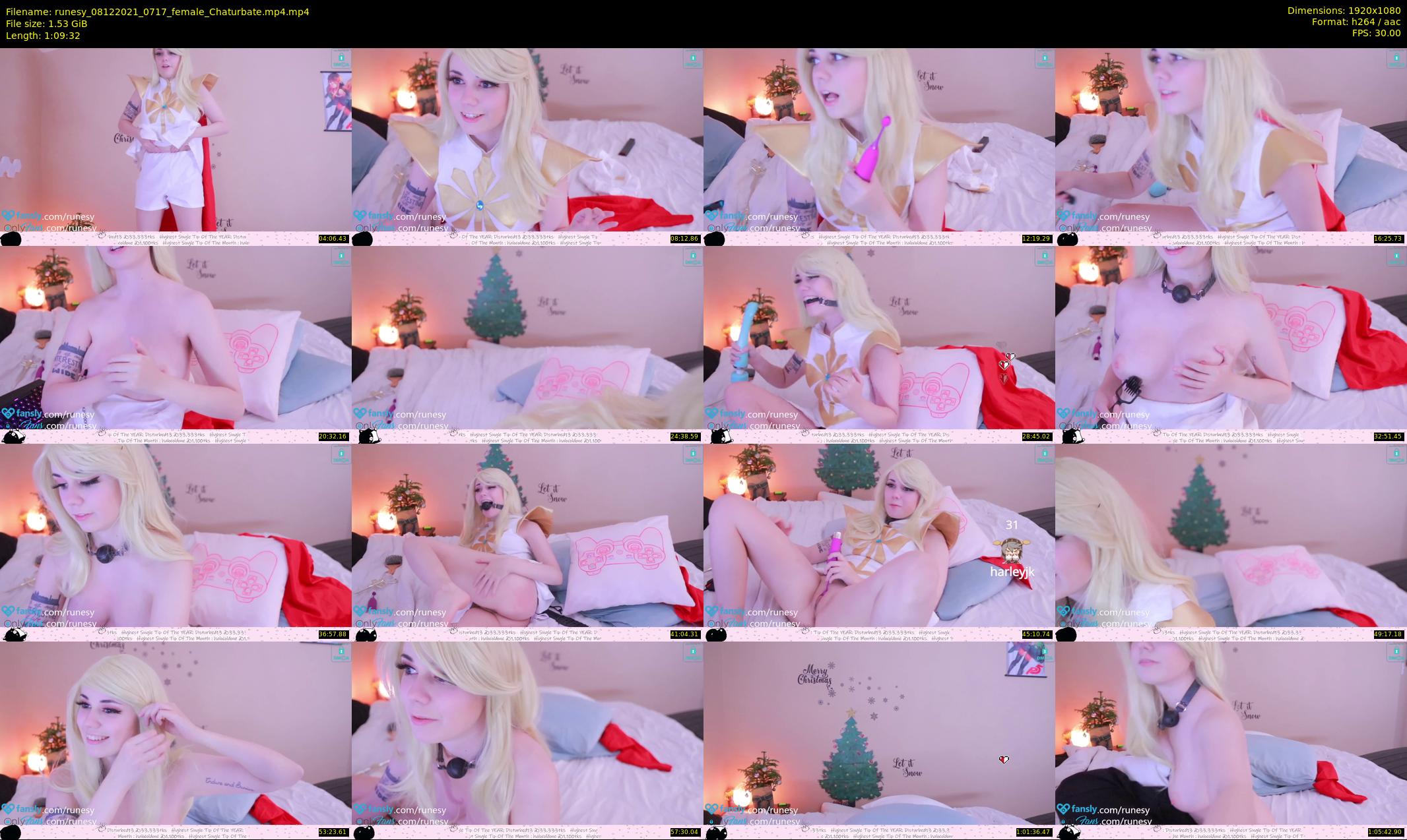 runesy — 70 minute Chaturbate female cam show recording, 1080p, Dec 8, 2021