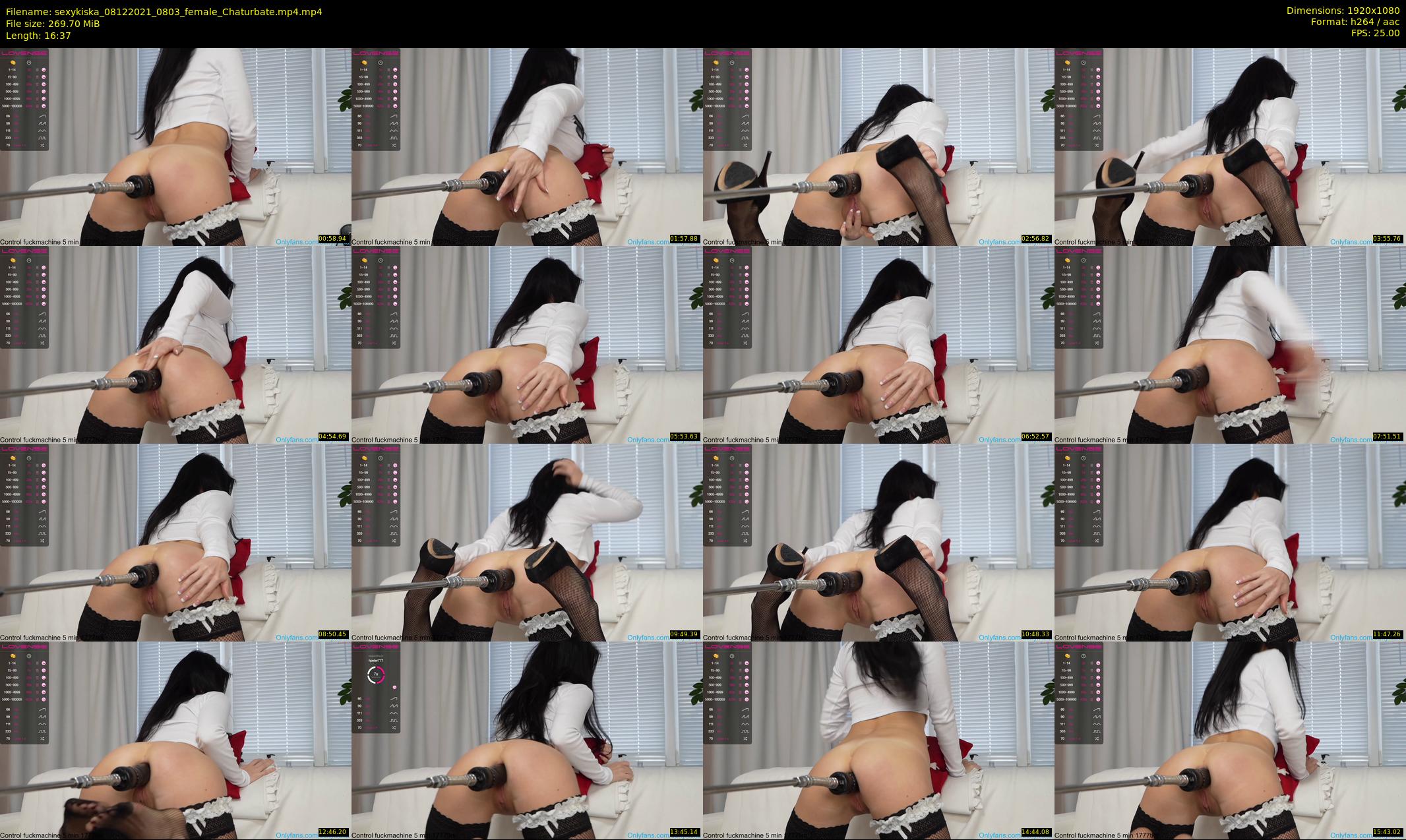 sexykiska — 17 minute Chaturbate female cam show recording, 1080p, Dec 8, 2021