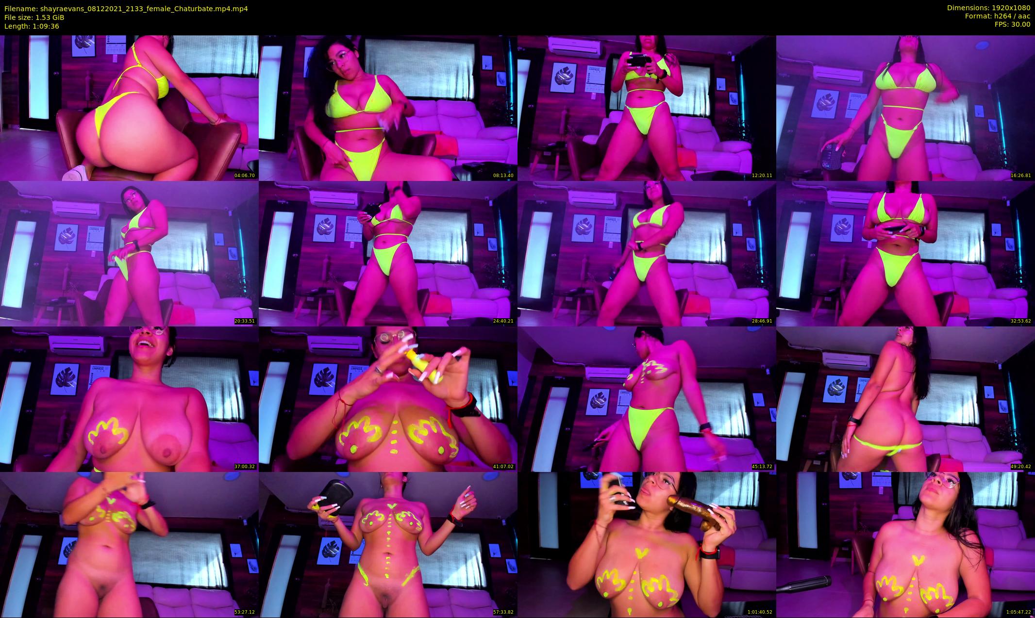 shayraevans — 70 minute Chaturbate female cam show recording, 1080p, Dec 8, 2021