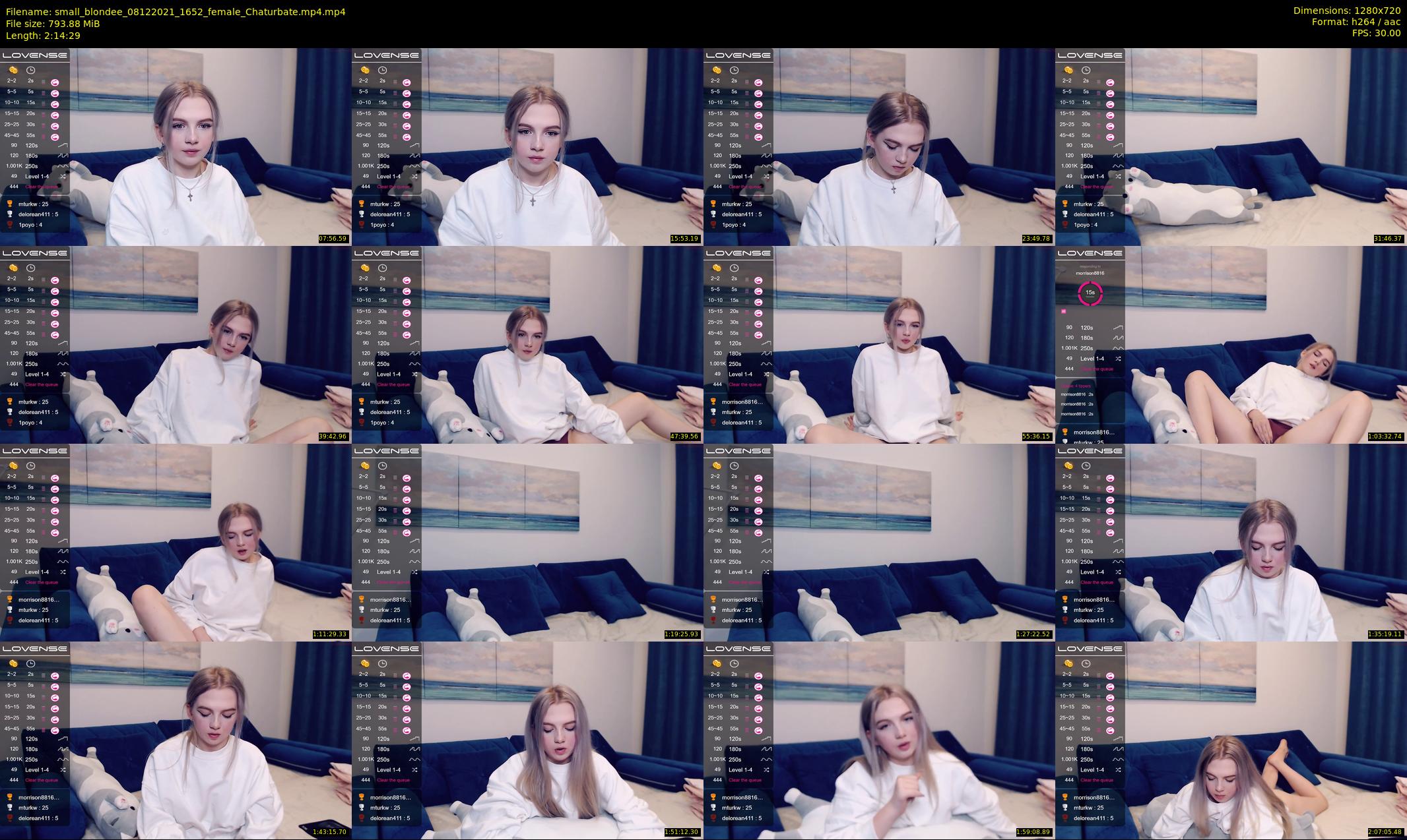 small_blondee — 135 minute Chaturbate female cam show recording, 720p, Dec 8, 2021