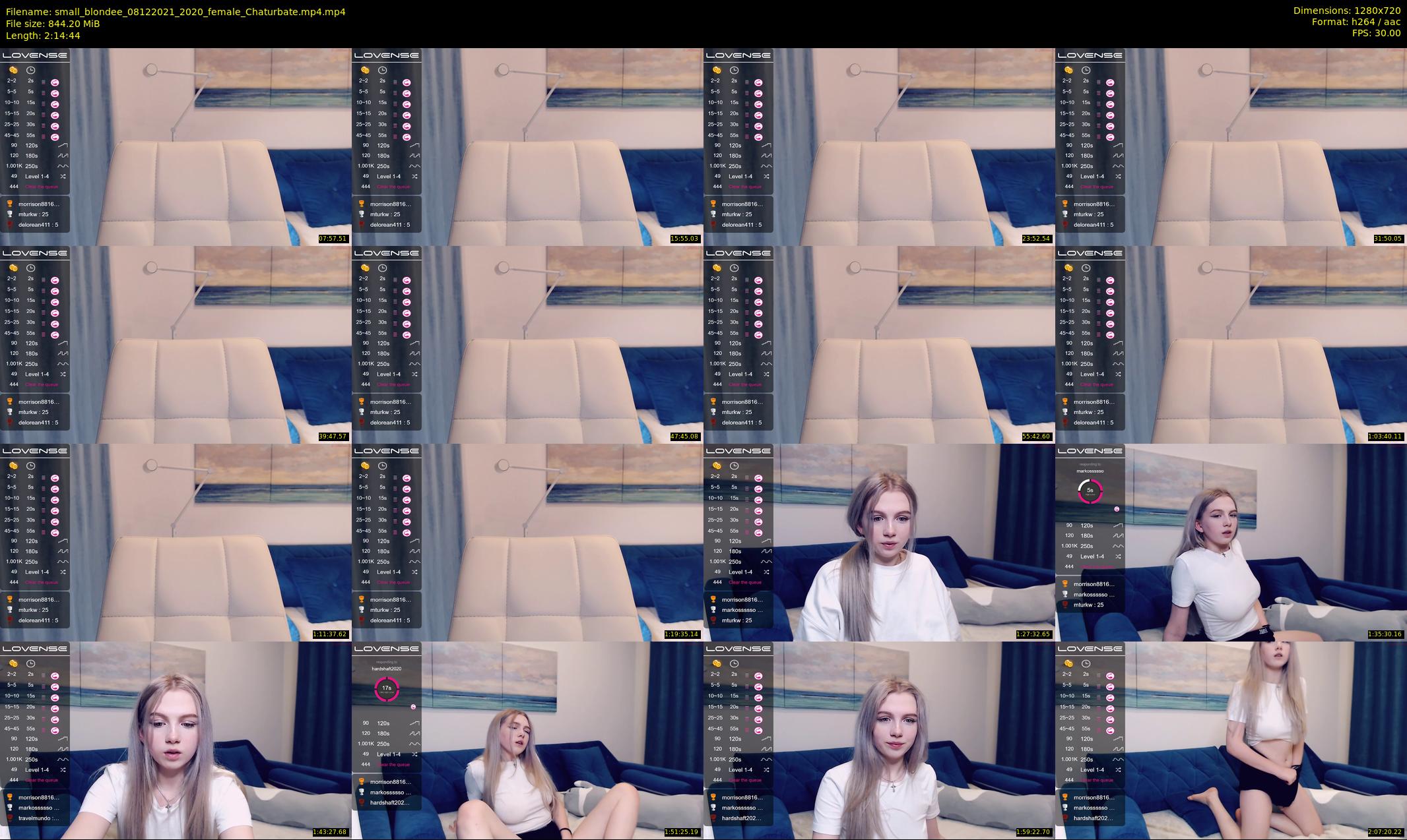 small_blondee — 135 minute Chaturbate female cam show recording, 720p, Dec 8, 2021