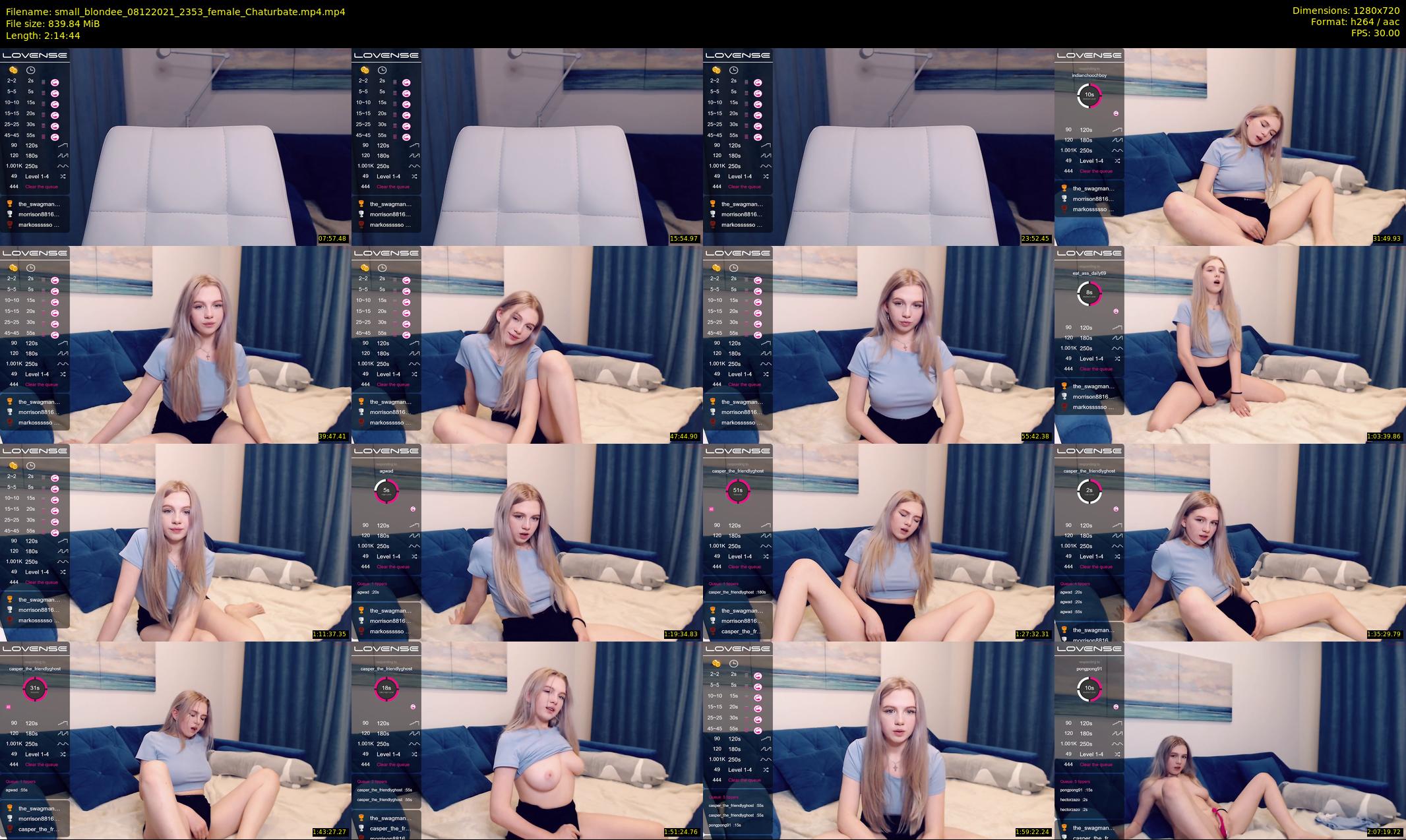 small_blondee — 135 minute Chaturbate female cam show recording, 720p, Dec 8, 2021