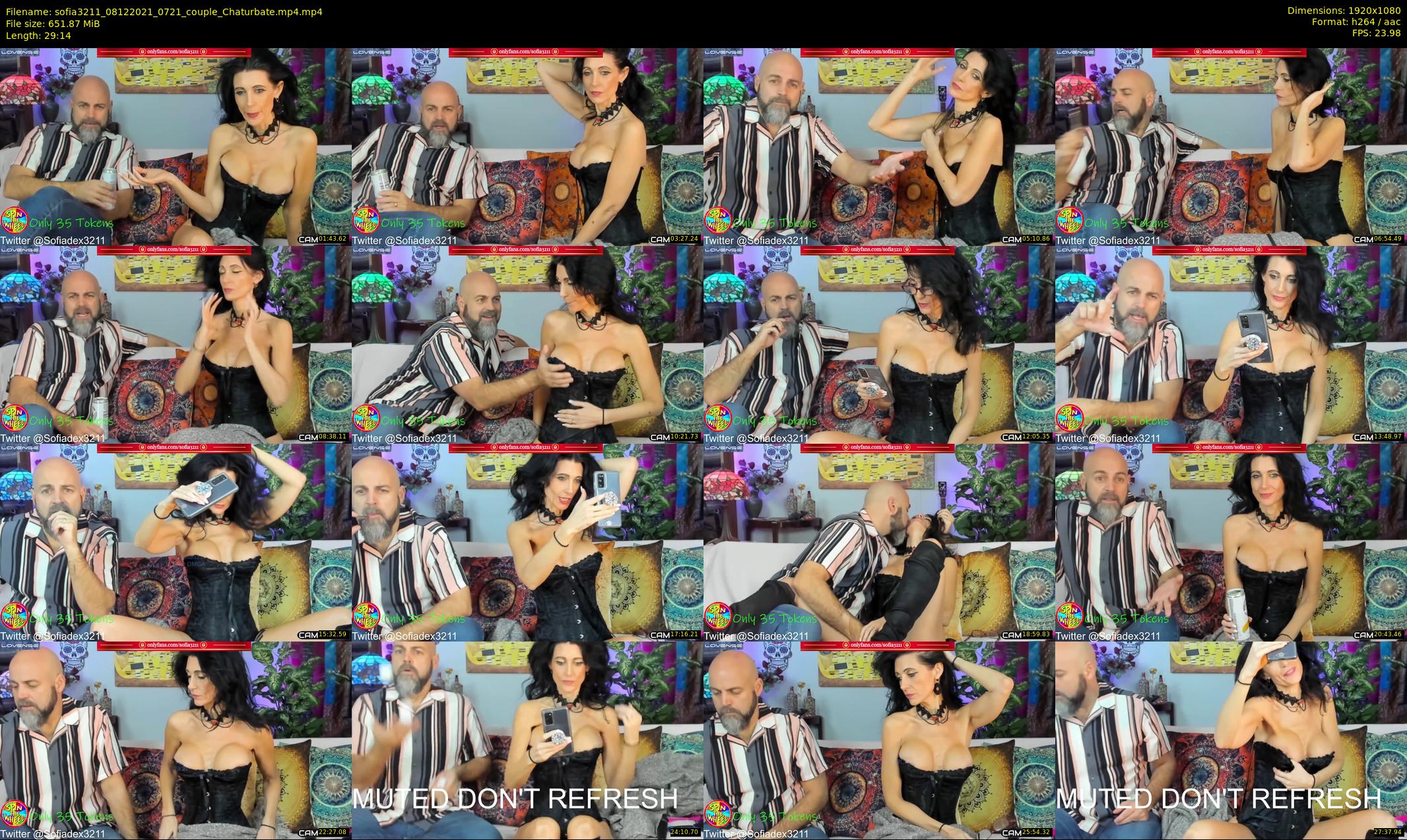 sofia3211 — 30 minute Chaturbate couple cam show recording, 1080p, Dec 8, 2021