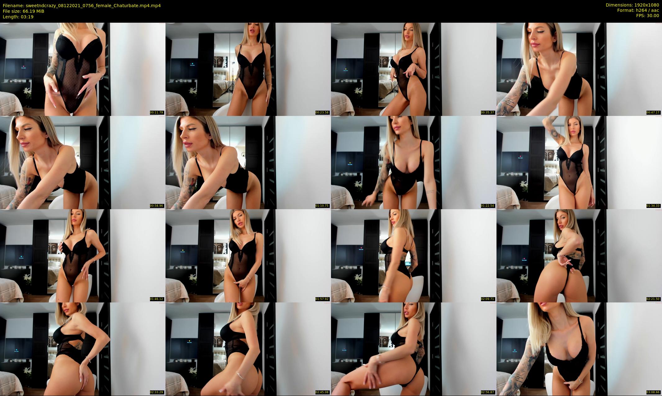 sweetndcrazy — 4 minute Chaturbate female cam show recording, 1080p, Dec 8, 2021