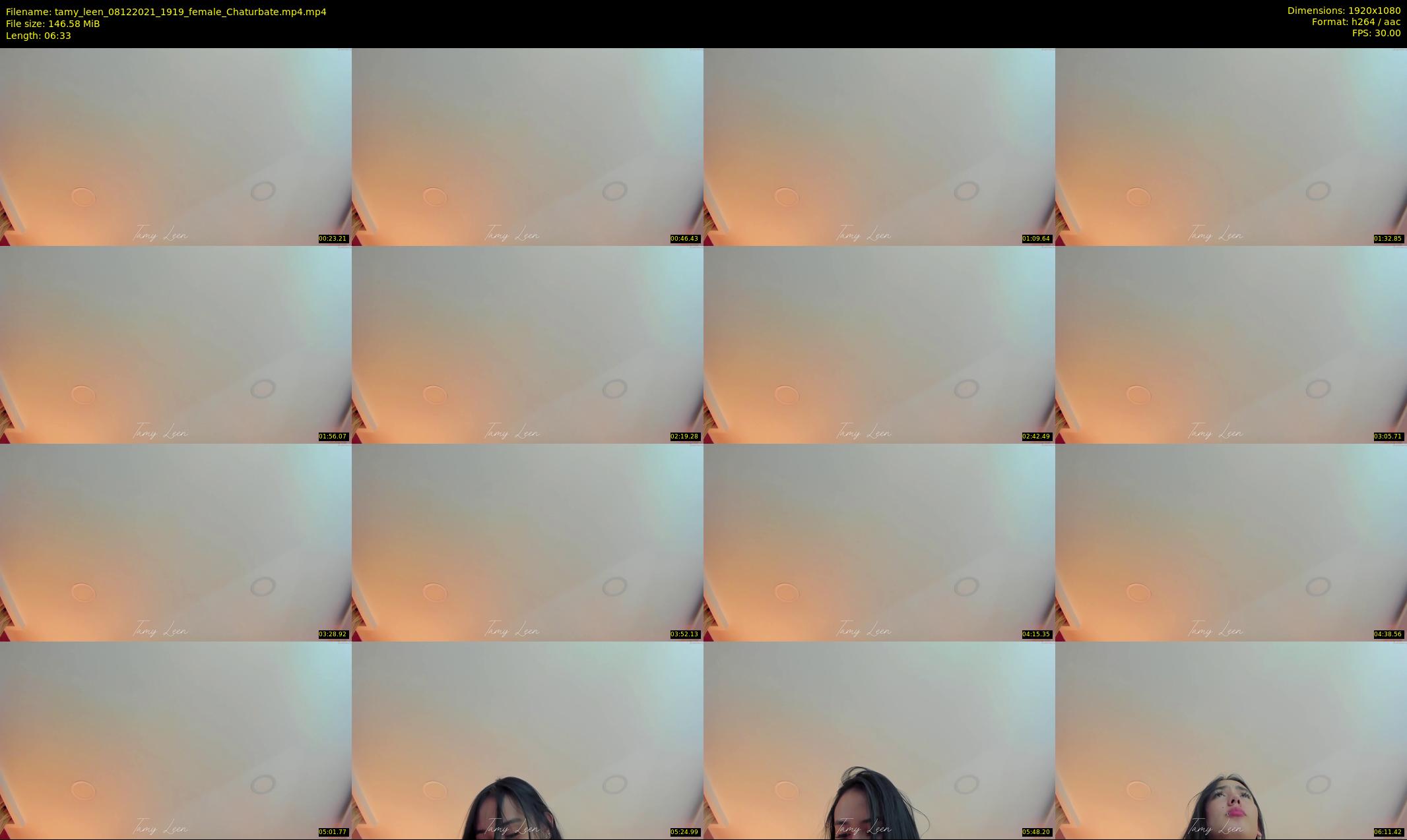 tamy_leen — 7 minute Chaturbate female cam show recording, 1080p, Dec 8, 2021