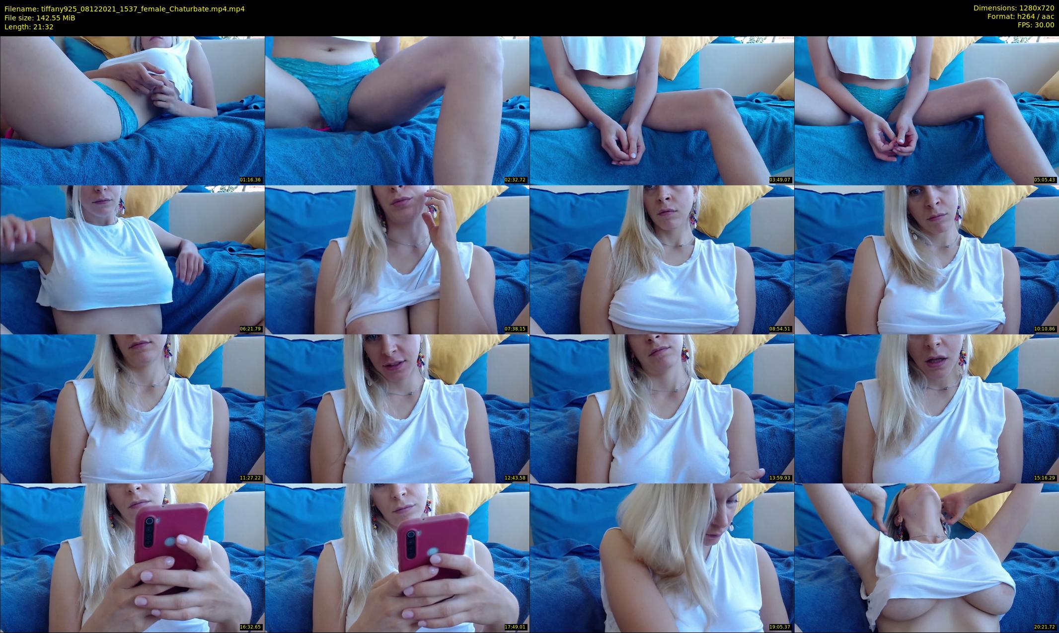 tiffany925 — 22 minute Chaturbate female cam show recording, 720p, Dec 8, 2021