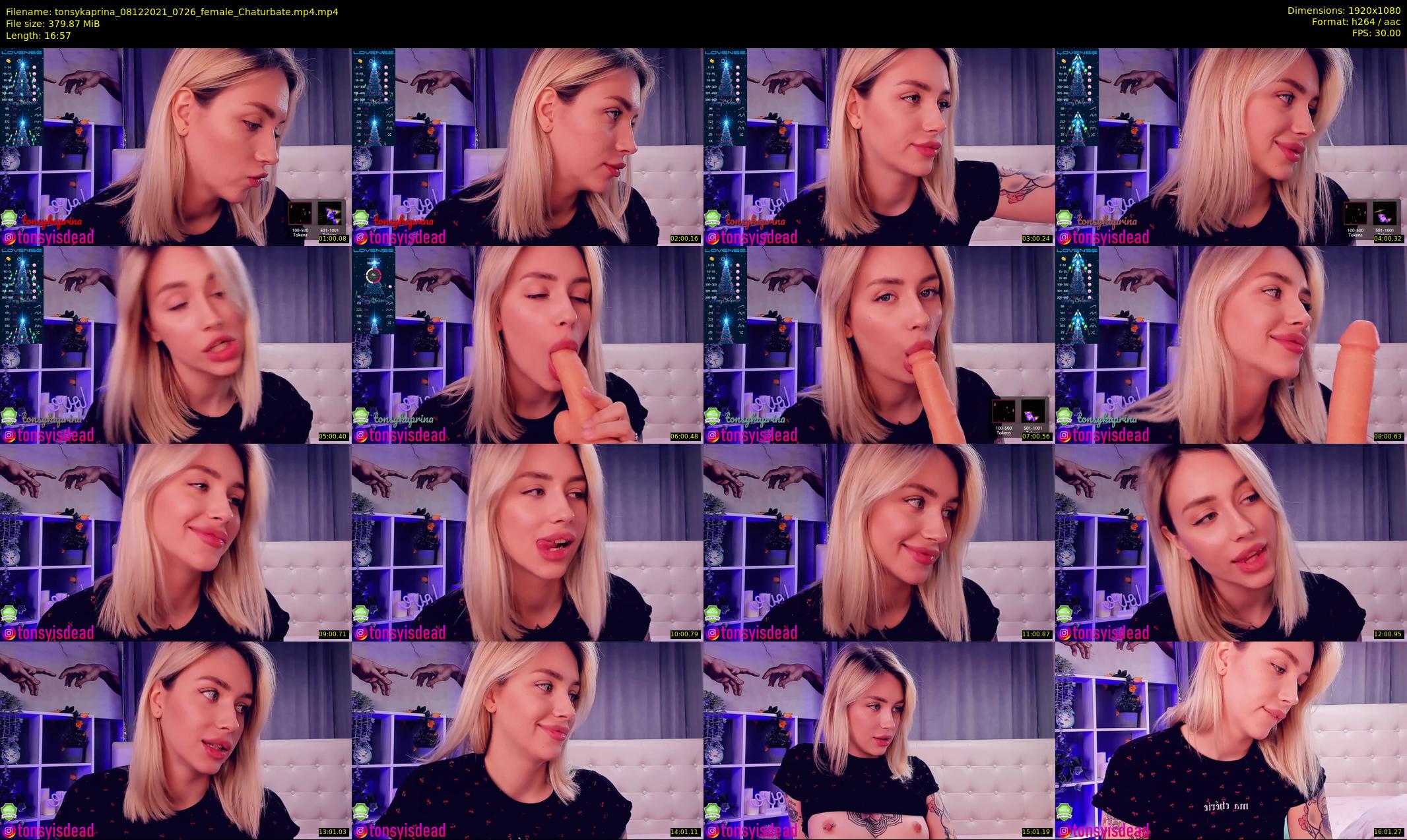 tonsykaprina — 17 minute Chaturbate couple cam show recording, 1080p, Dec 8, 2021