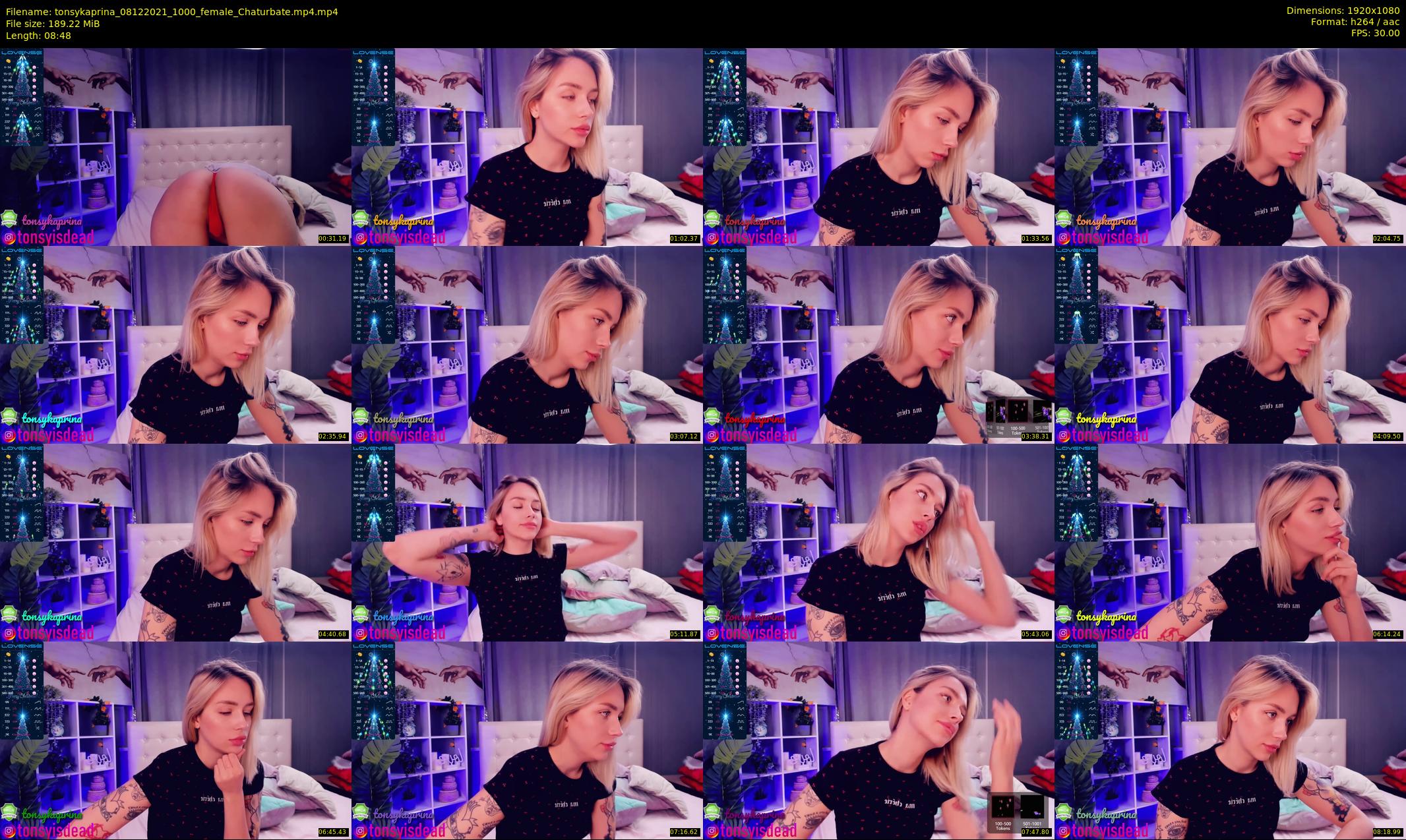 tonsykaprina — 9 minute Chaturbate couple cam show recording, 1080p, Dec 8, 2021