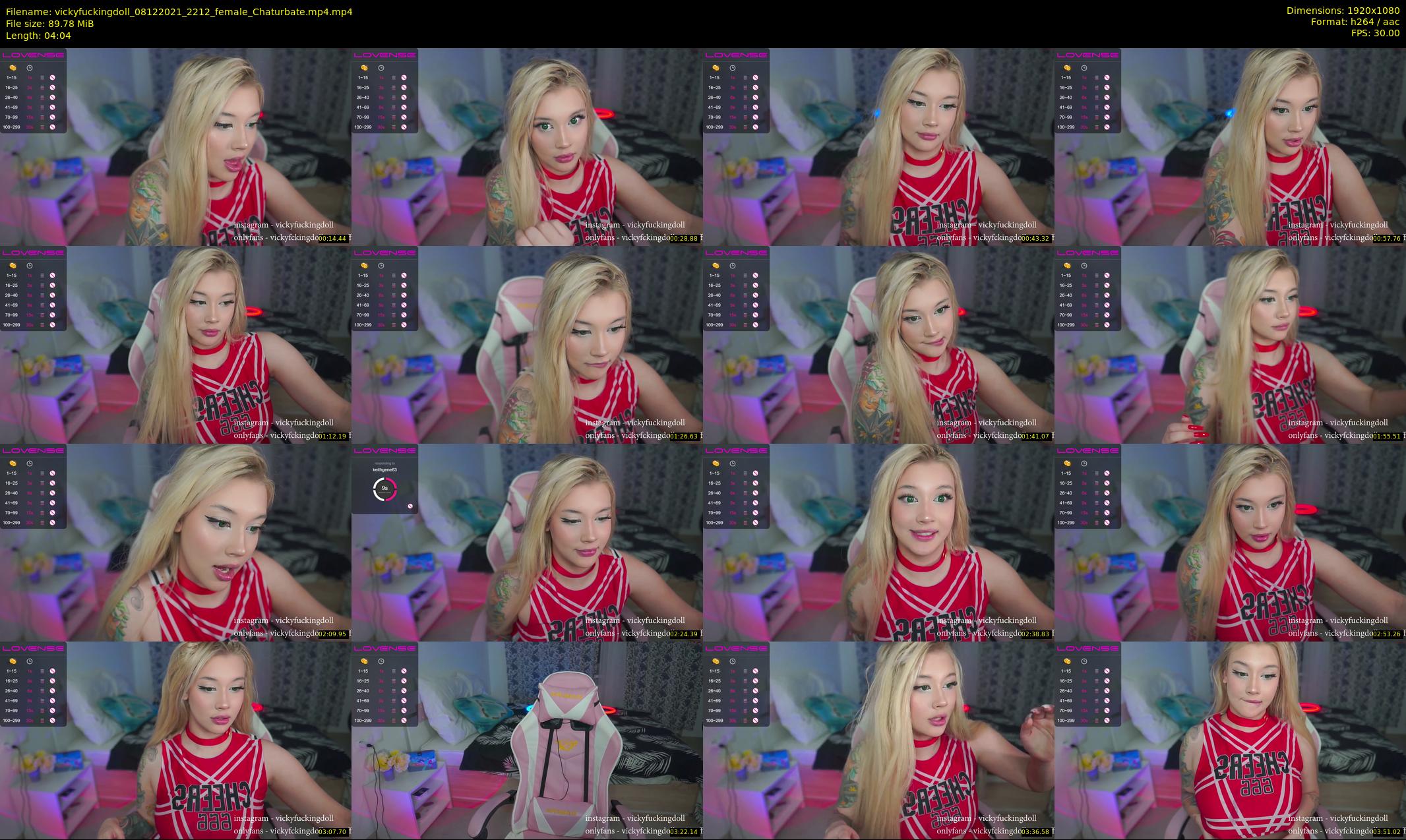 vickyfuckingdoll — 5 minute Chaturbate female cam show recording, 1080p, Dec 8, 2021