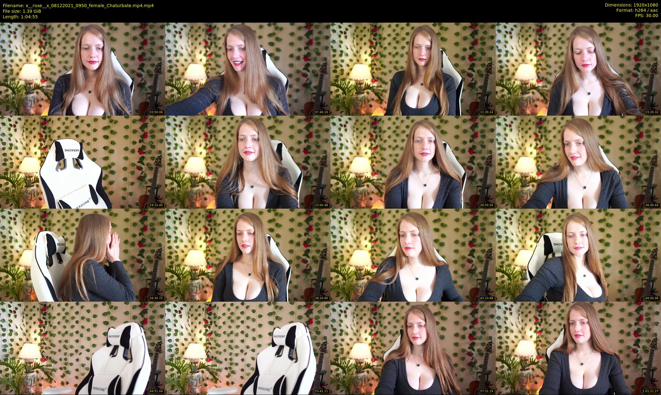 x__rose__x — 65 minute Chaturbate female cam show recording, 1080p, Dec 8, 2021