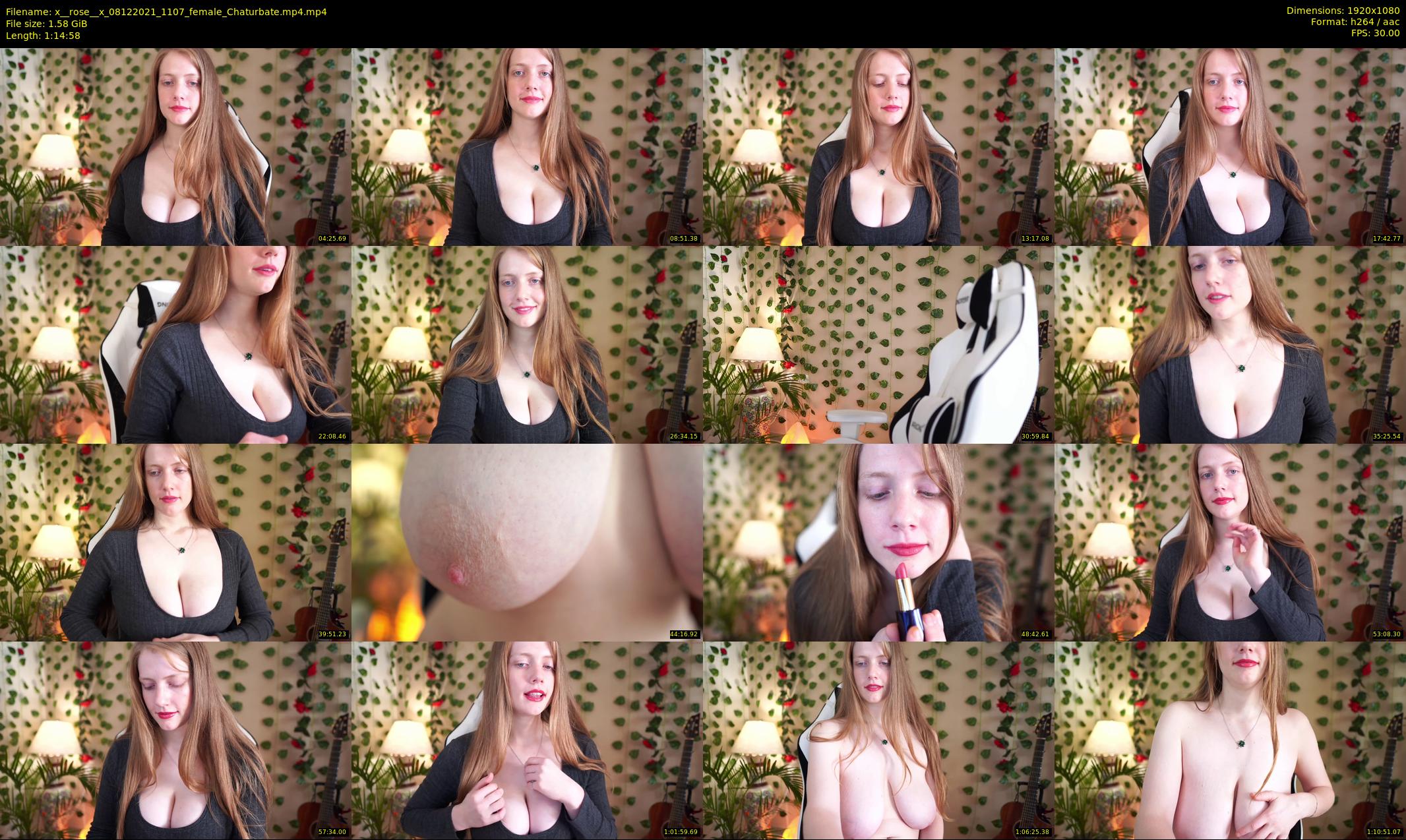 x__rose__x — 75 minute Chaturbate female cam show recording, 1080p, Dec 8, 2021