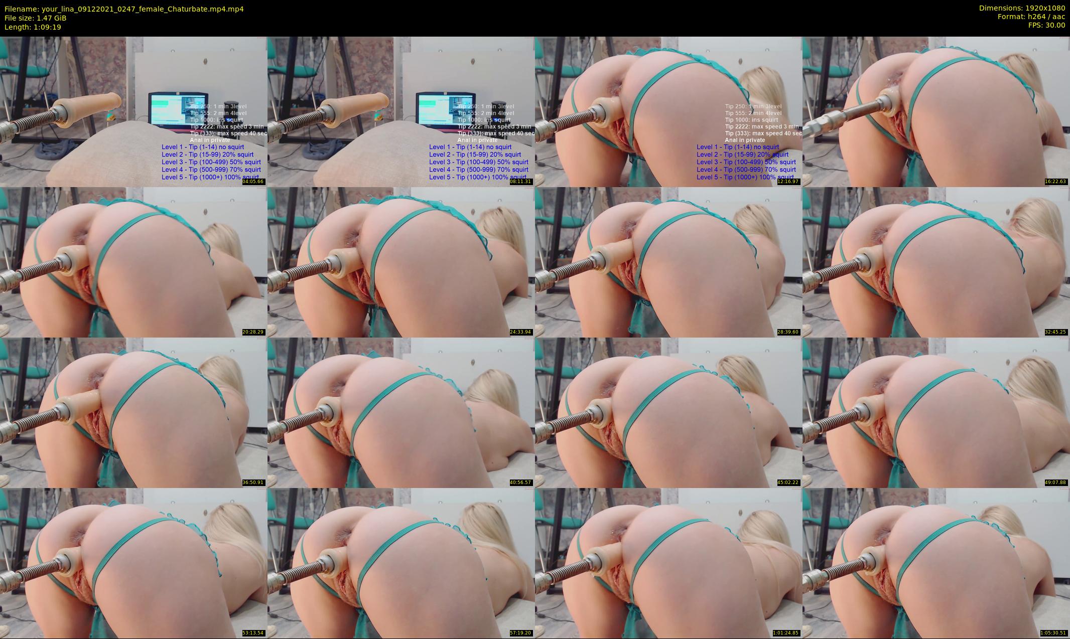 your_lina — 70 minute Chaturbate female cam show recording, 1080p, Dec 9, 2021