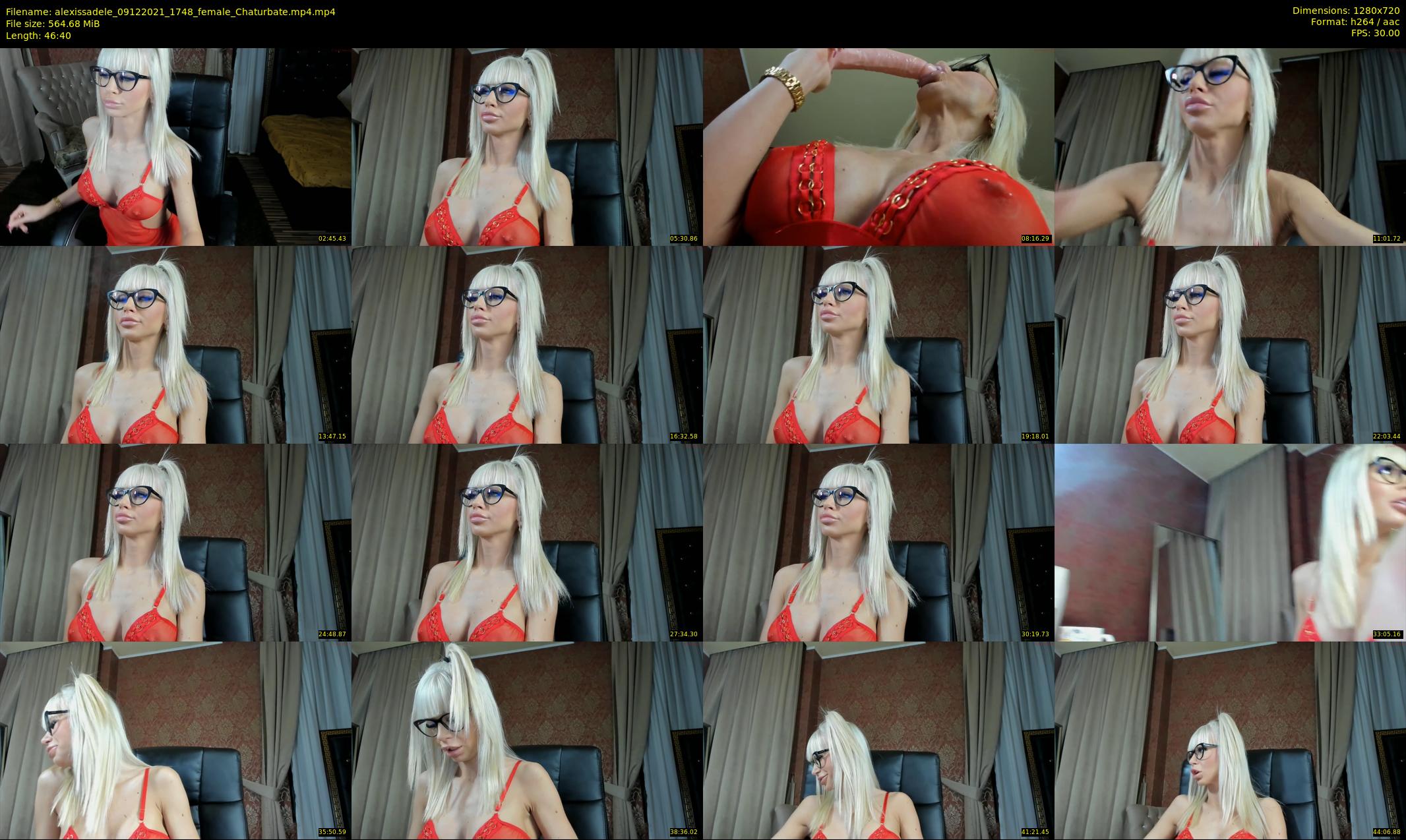 alexissadele — 47 minute Chaturbate female cam show recording, 720p, Dec 9, 2021
