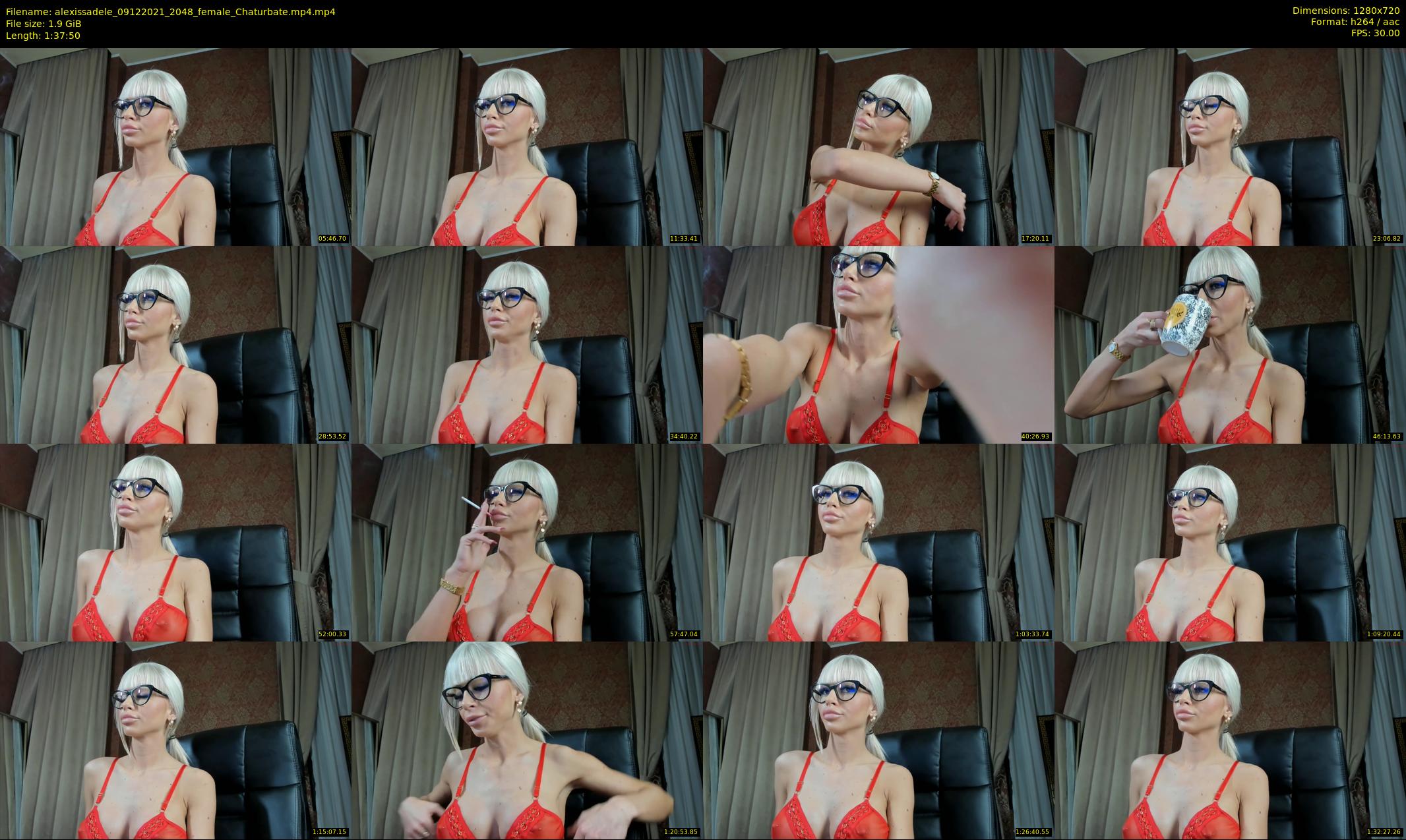 alexissadele — 98 minute Chaturbate female cam show recording, 720p, Dec 9, 2021