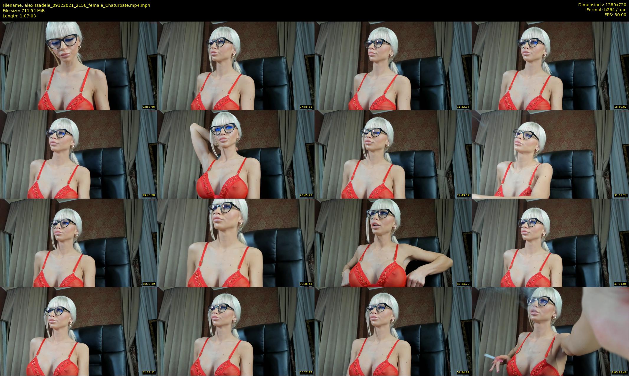 alexissadele — 68 minute Chaturbate female cam show recording, 720p, Dec 9, 2021