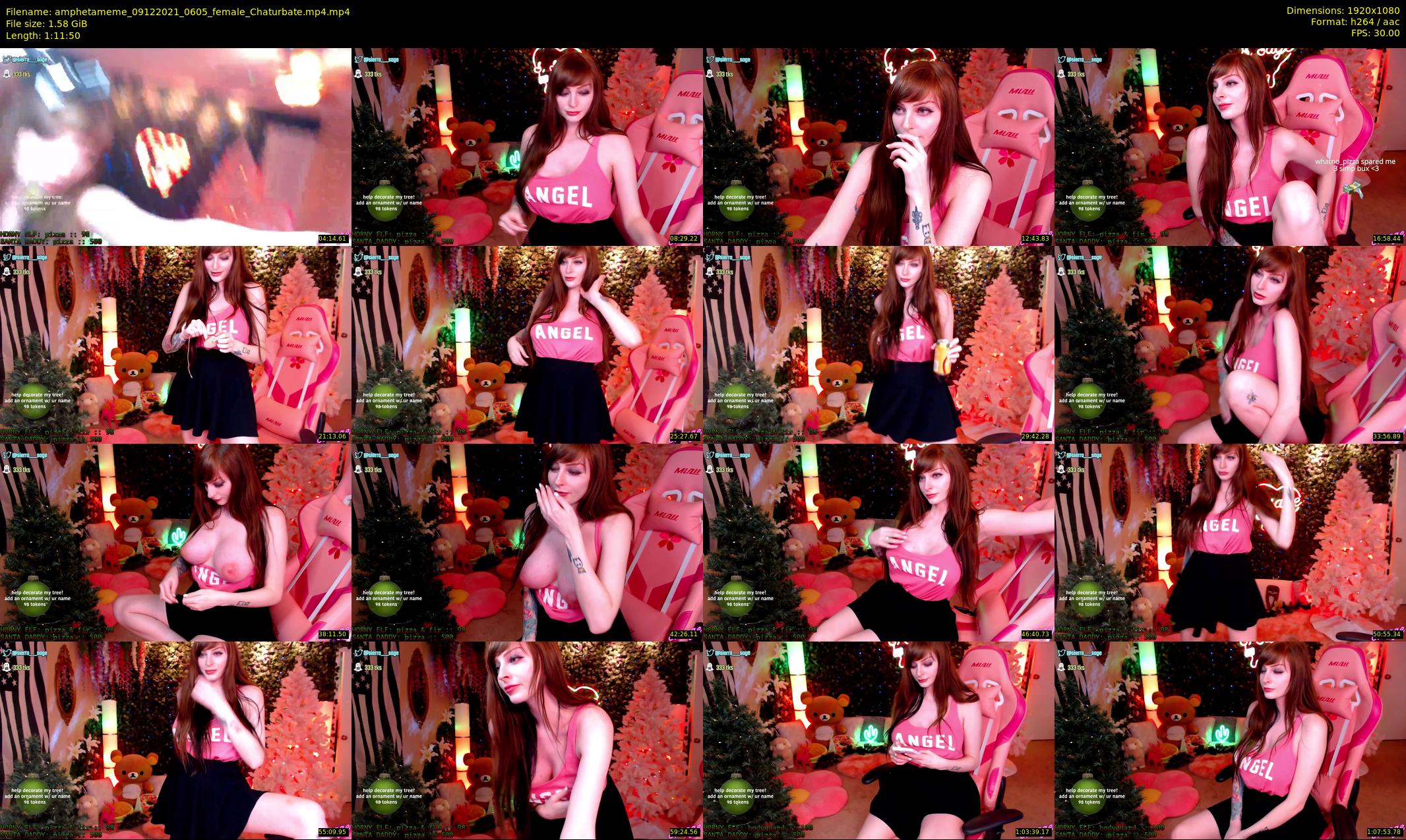 amphetameme — 72 minute Chaturbate female cam show recording, 1080p, Dec 9, 2021