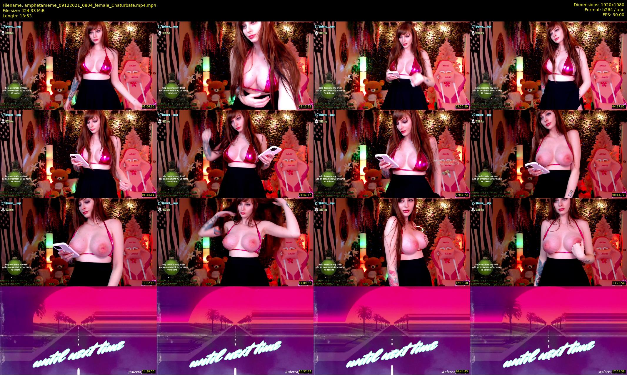 amphetameme — 19 minute Chaturbate female cam show recording, 1080p, Dec 9, 2021