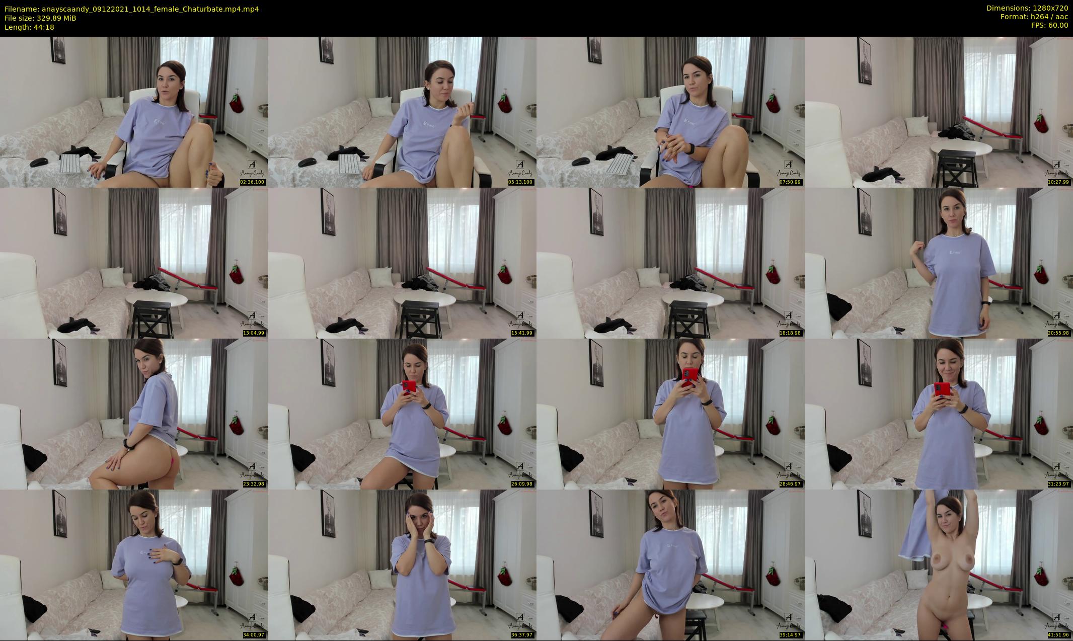 anayscaandy — 45 minute Chaturbate female cam show recording, 720p, Dec 9, 2021