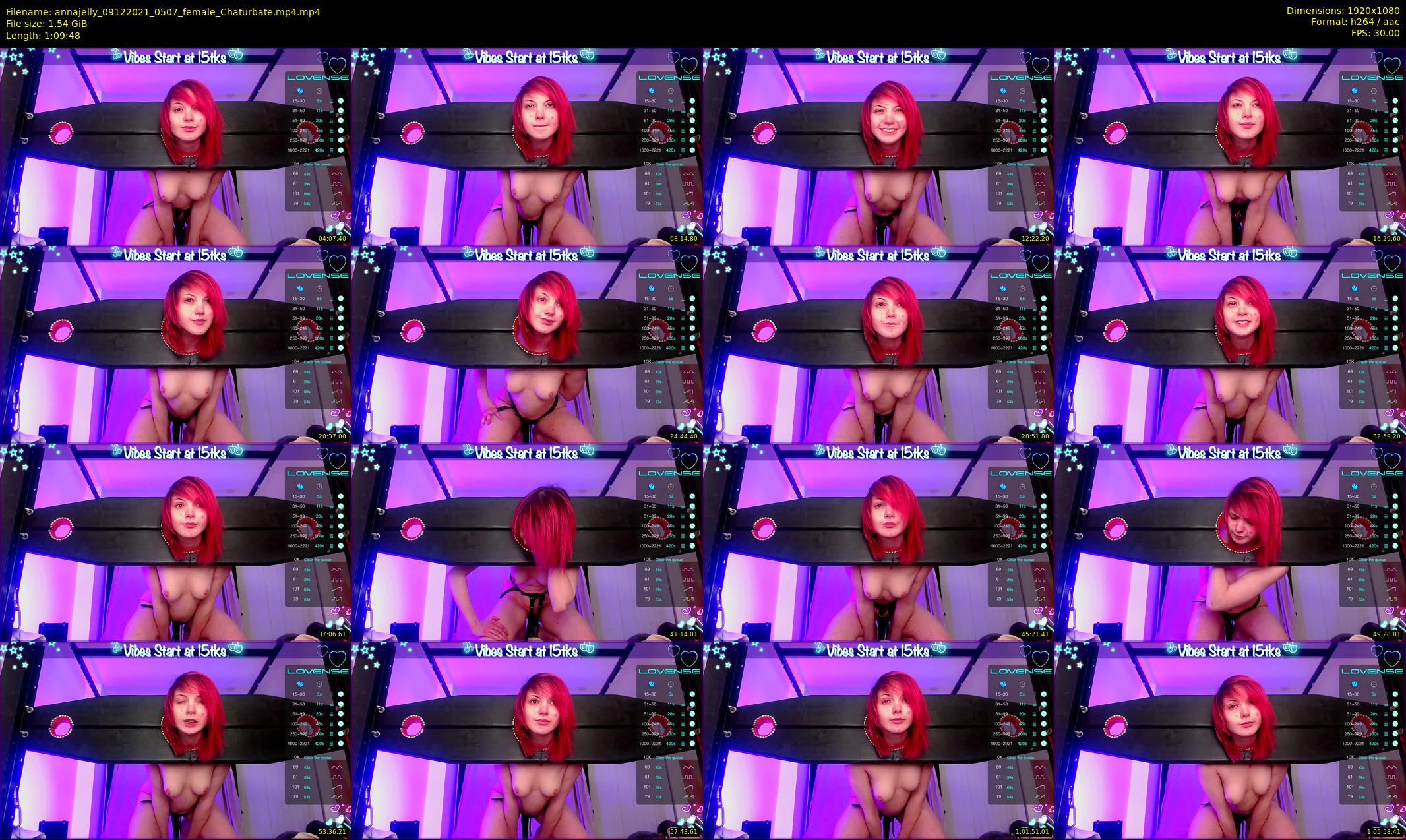annajelly — 70 minute Chaturbate couple cam show recording, 1080p, Dec 9, 2021