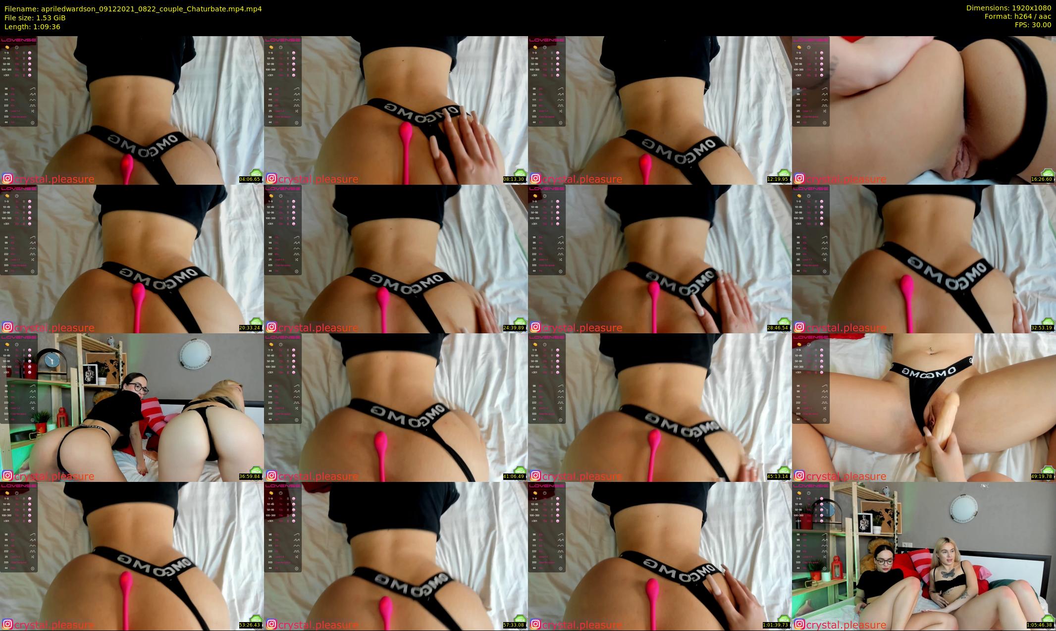 apriledwardson — 70 minute Chaturbate couple cam show recording, 1080p, Dec 9, 2021